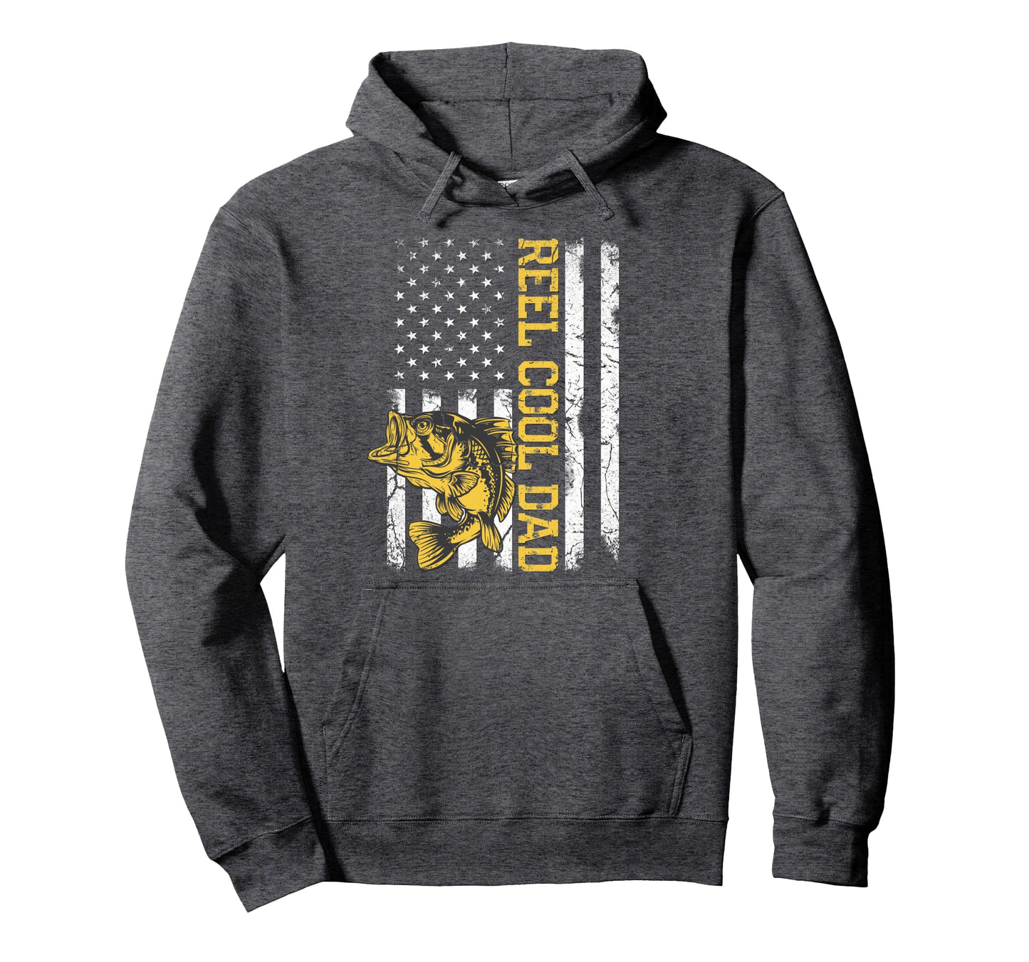 Reel Dad Fishing Fathers Day Gift 4Th Hoodie - Fun Novelty Design Unisex - T-Shirt, Sweatshirt, Hoodie