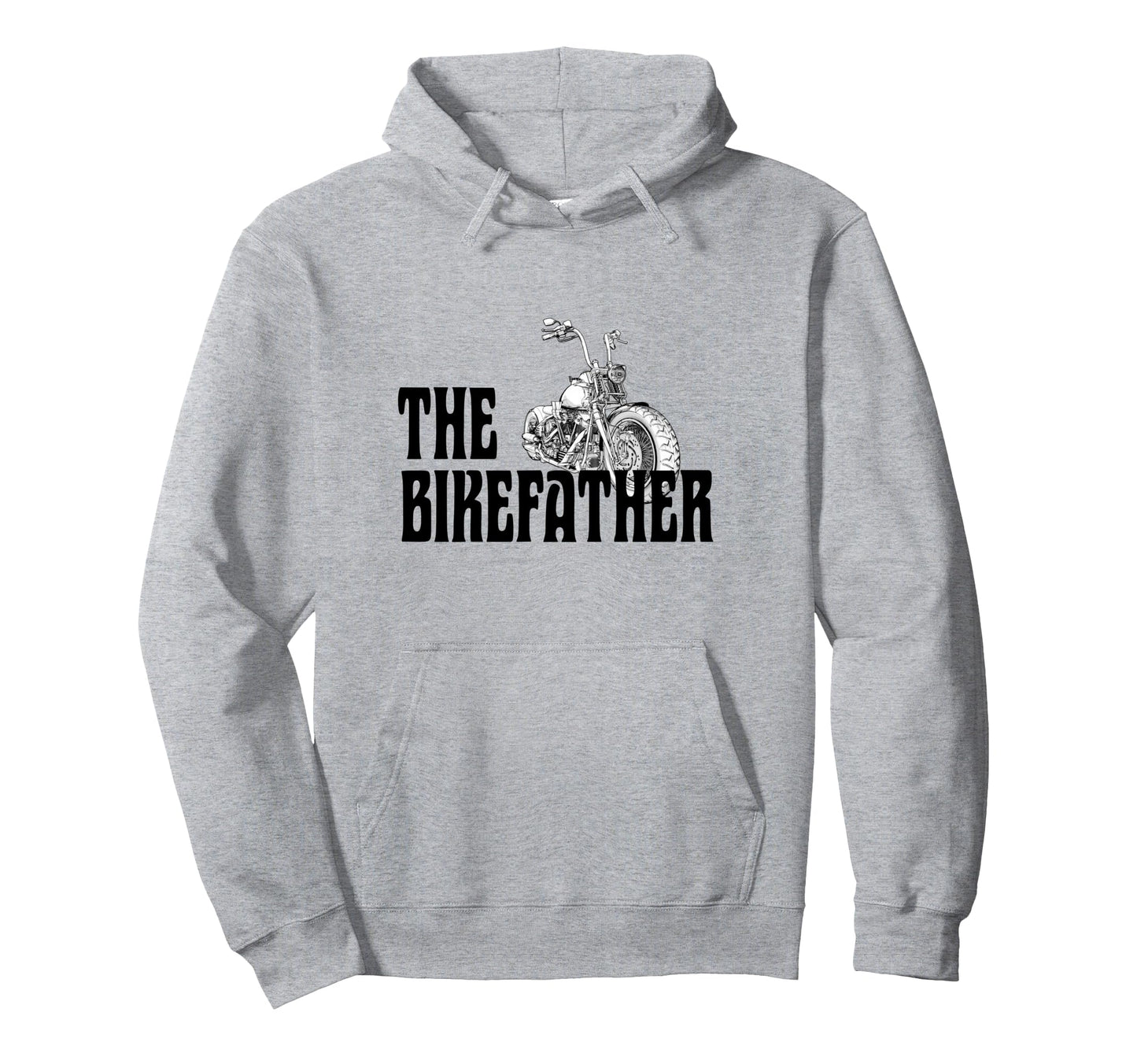 Biker Bikefather Biker Dad Funny Hoodie - Custom Art Print Men Women - T-Shirt, Sweatshirt, Hoodie