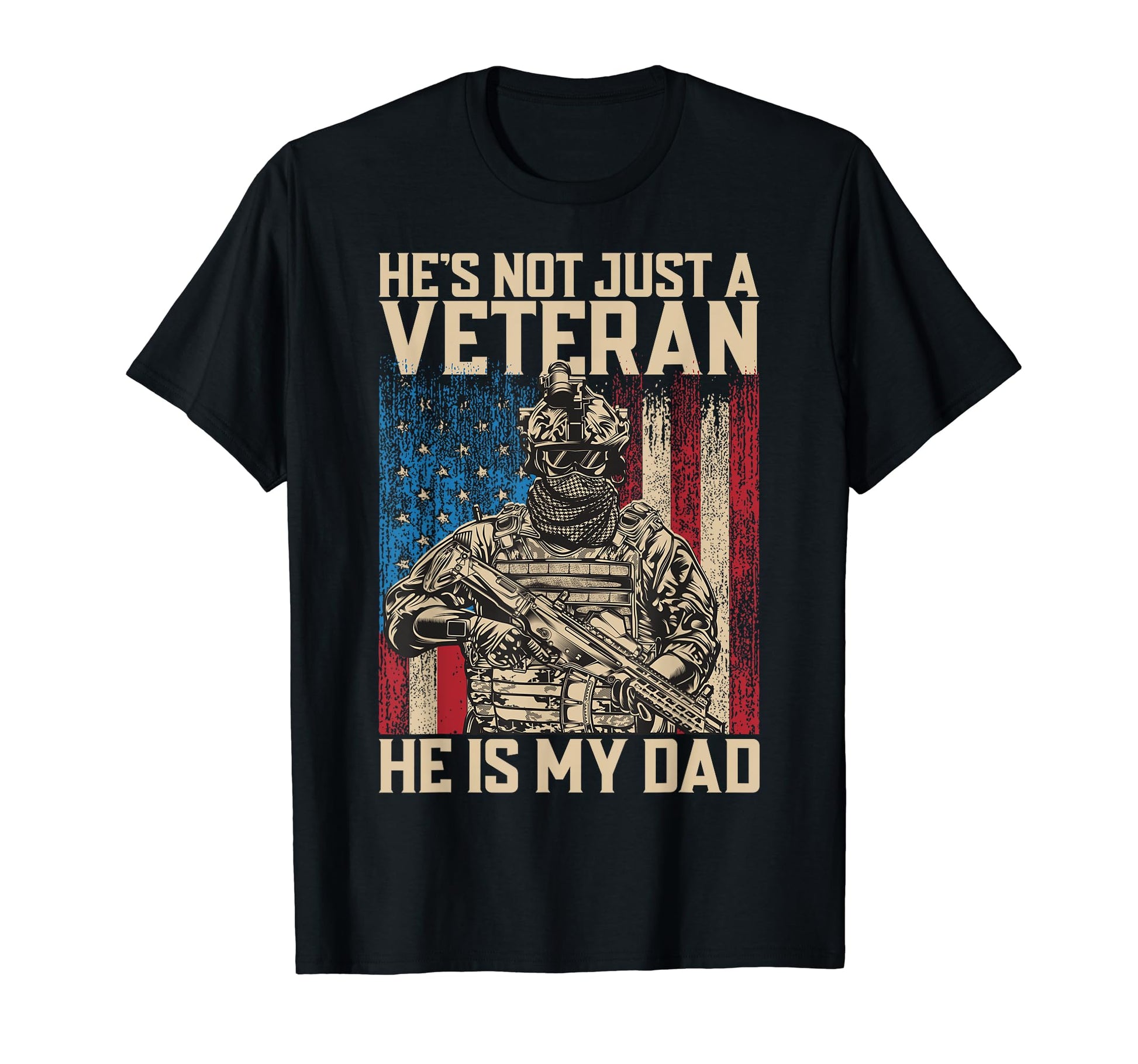 Veterans Day Hes Not Just Veteran He T-Shirt - Minimalist Print Men Women - T-Shirt, Sweatshirt, Hoodie