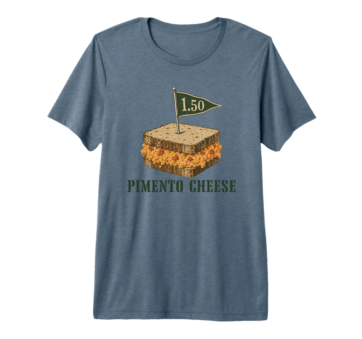 Pimento Cheese Golf Dad Food Tri Blend T-Shirt - Streetwear Style Men Women - T-Shirt, Sweatshirt, Hoodie