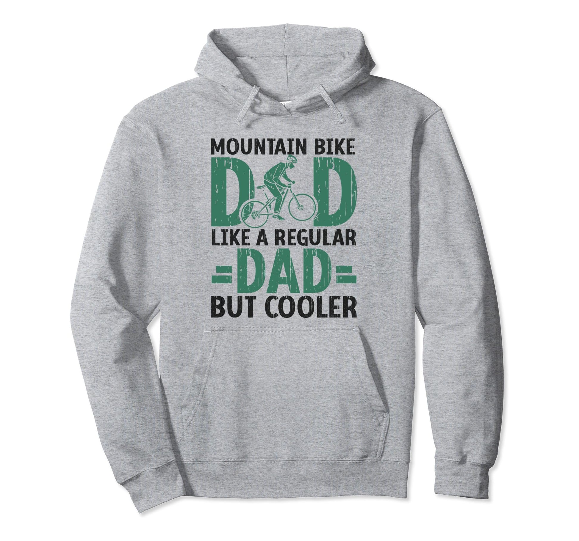 Bicycle Dad Downhill Trail Biker Hoodie - Fun Novelty Design Men Women - T-Shirt, Sweatshirt, Hoodie