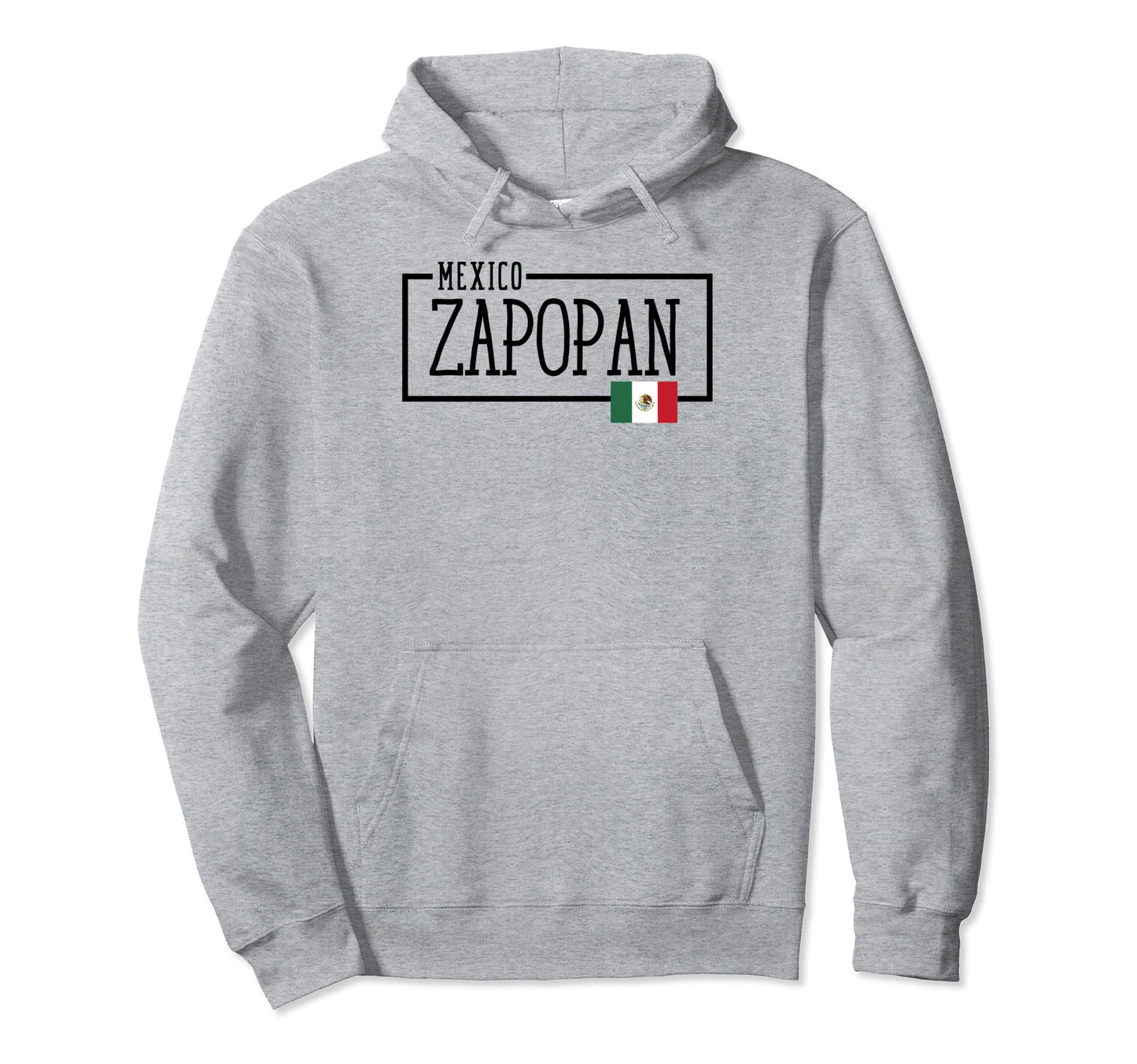 Zapopan Mexico Flag Mexican Jalisco Hoodie - Fun Novelty Design Unisex - T-Shirt, Sweatshirt, Hoodie