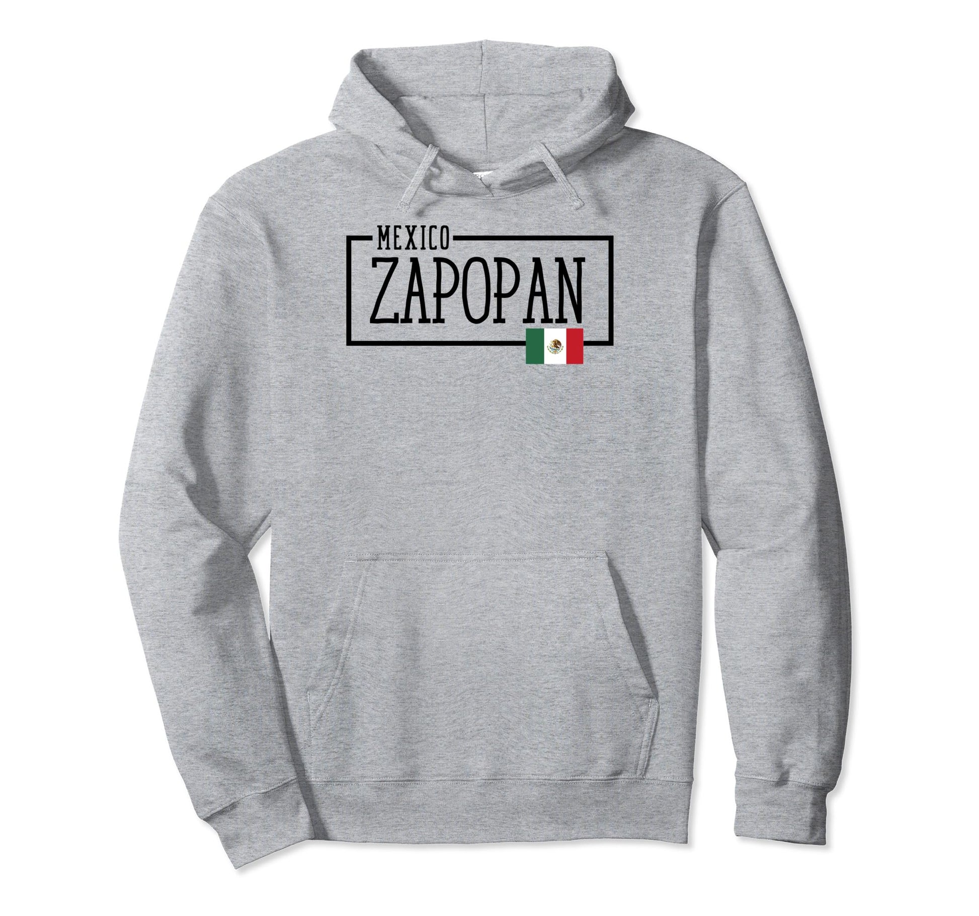 Zapopan Mexico Flag Mexican Jalisco Hoodie - Fun Novelty Design Unisex - T-Shirt, Sweatshirt, Hoodie