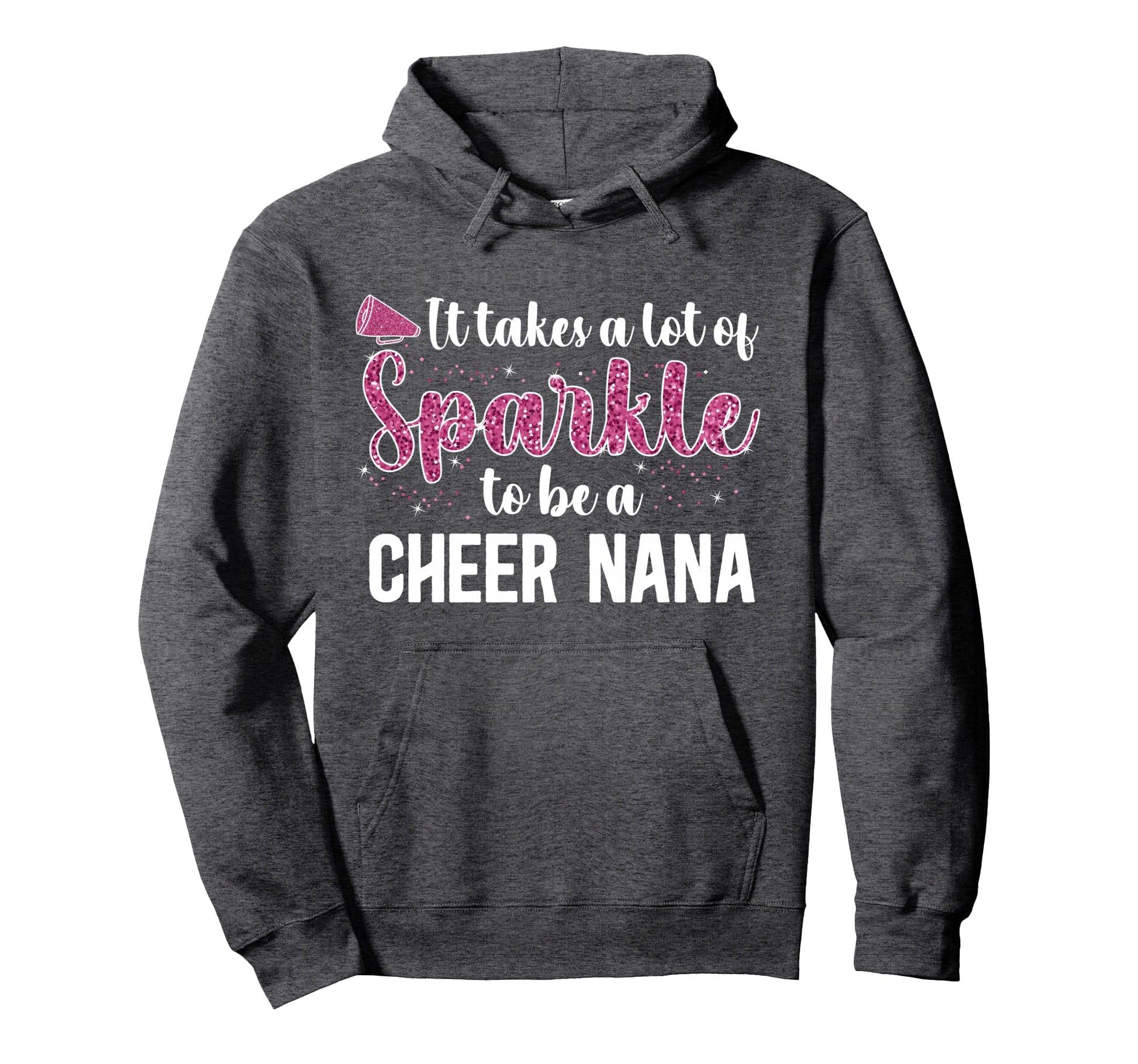 To Be Cheer Nana Grandma Cheerleader Nana Hoodie - Graphic Print for Adults - T-Shirt, Sweatshirt, Hoodie