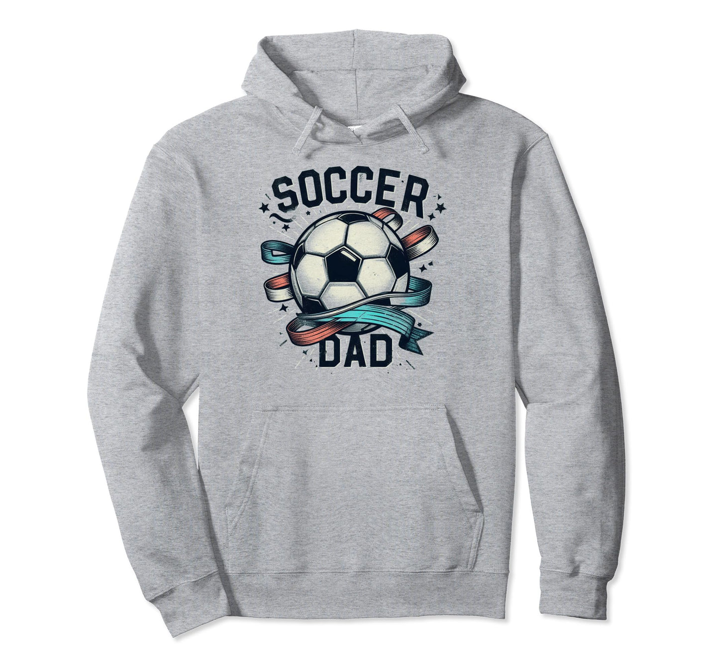 Soccer Dad Family Matching Dad Fathers Hoodie - Unique Graphic Men Women - T-Shirt, Sweatshirt, Hoodie
