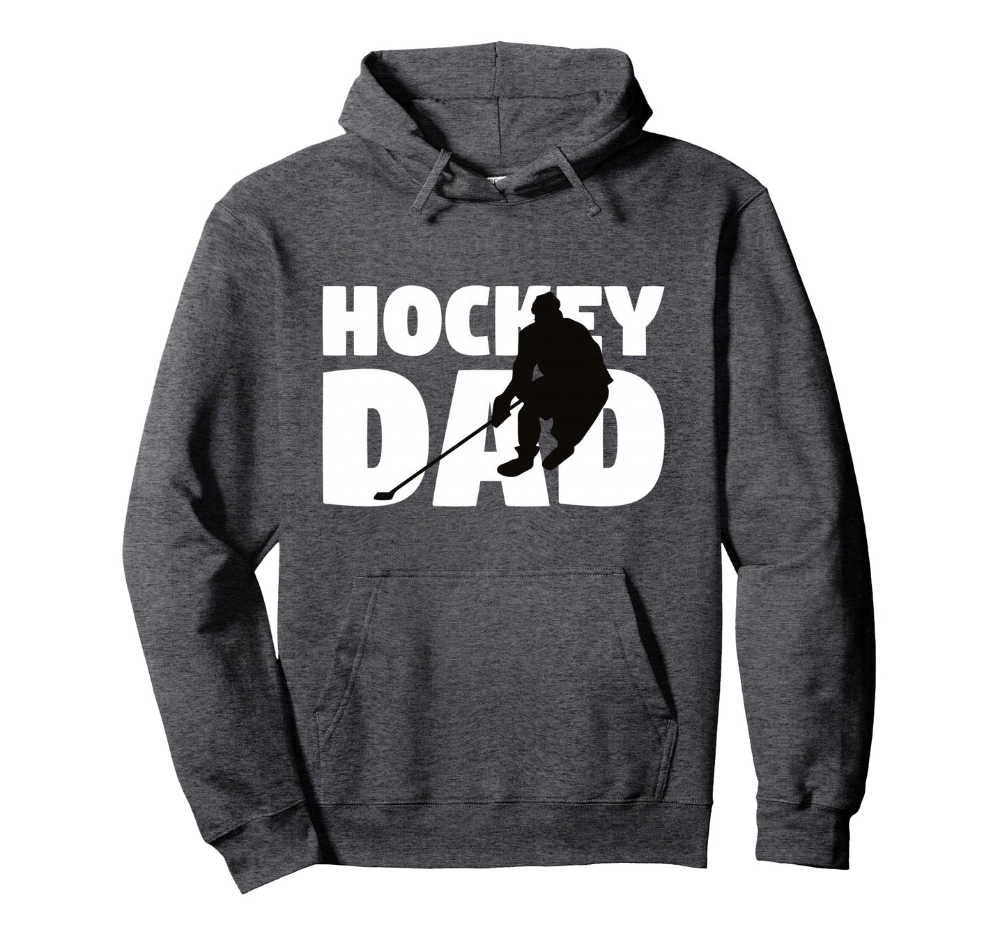 Hockey Dad Hockey Silhouette Gift Father Hoodie - Custom Art Print Unisex - T-Shirt, Sweatshirt, Hoodie