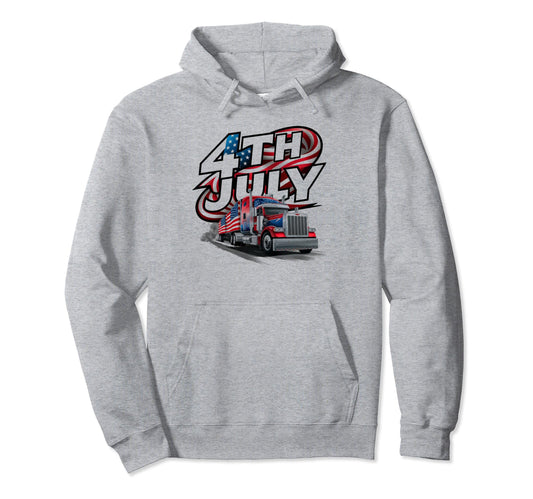 4Th July Us American Flag Patriotic Hoodie - Fun Novelty Design for Adults - T-Shirt, Sweatshirt, Hoodie