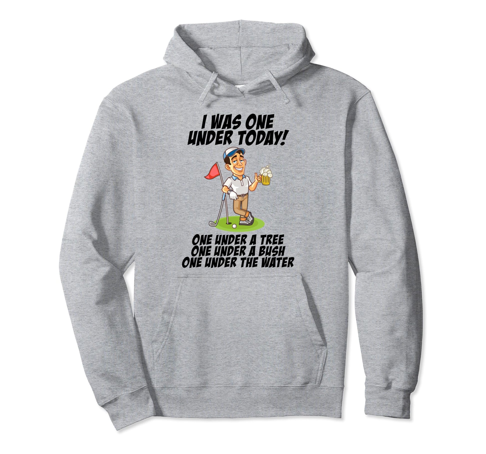 Funny Mens Golfing Golf Dad Par One Hoodie - Unique Graphic Men Women - T-Shirt, Sweatshirt, Hoodie