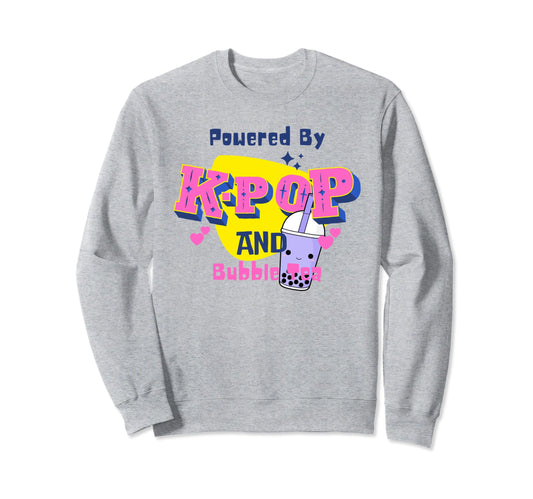 Bubble Tea Boba K Pop Music Lover Sweatshirt - Custom Art Print for Adults - T-Shirt, Sweatshirt, Hoodie