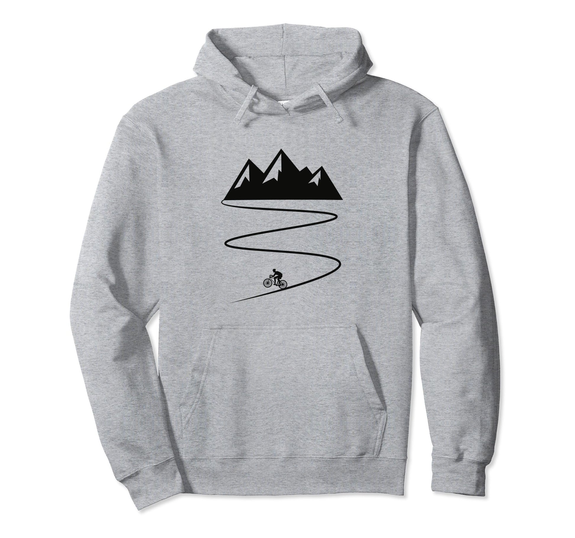 Mountain Biking Biker Outdoor Hoodie - Aesthetic Graphic for Adults - T-Shirt, Sweatshirt, Hoodie