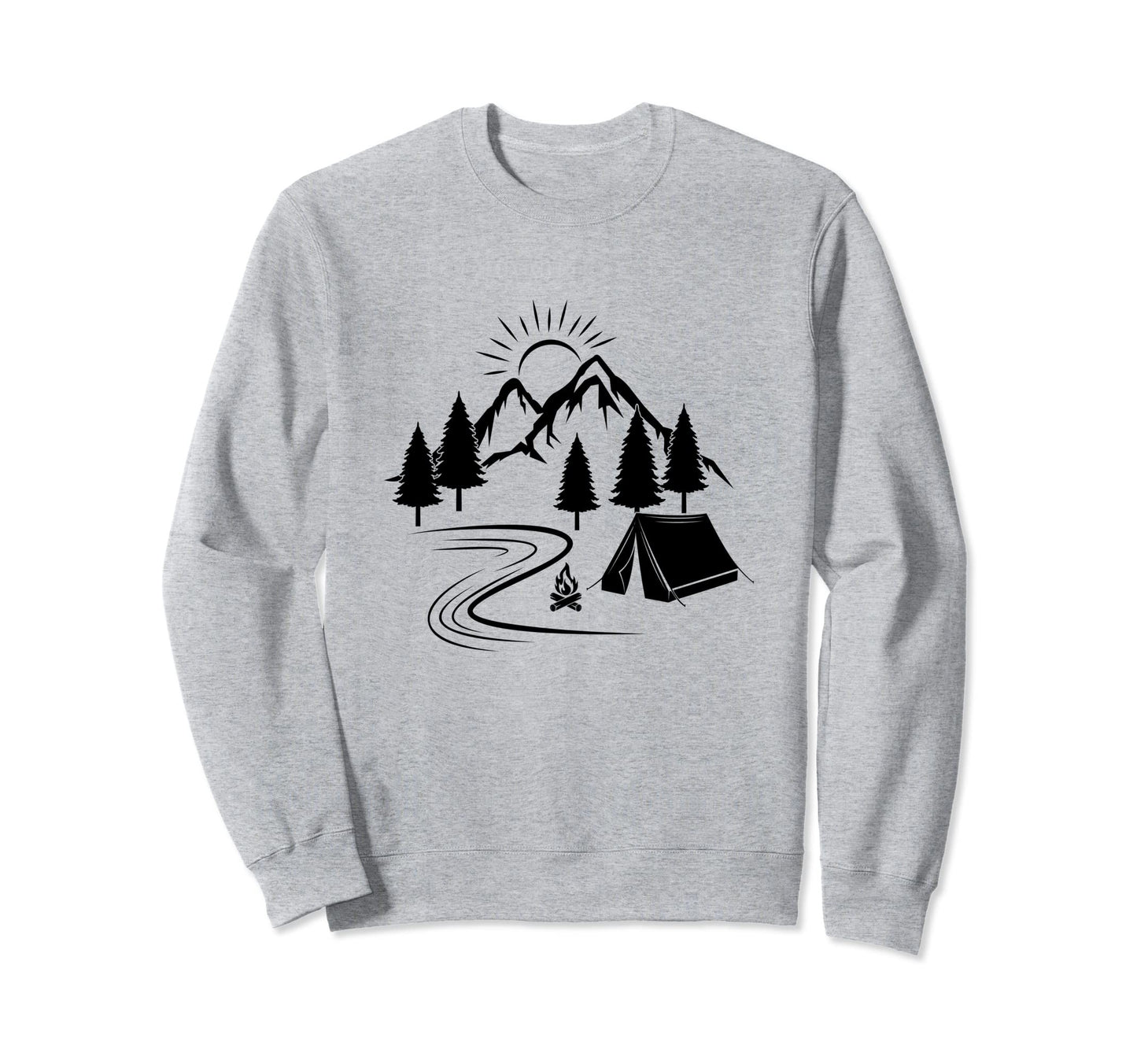 Nature Wildlife Mountains Forest Sweatshirt - Casual Everyday Wear Unisex - T-Shirt, Sweatshirt, Hoodie