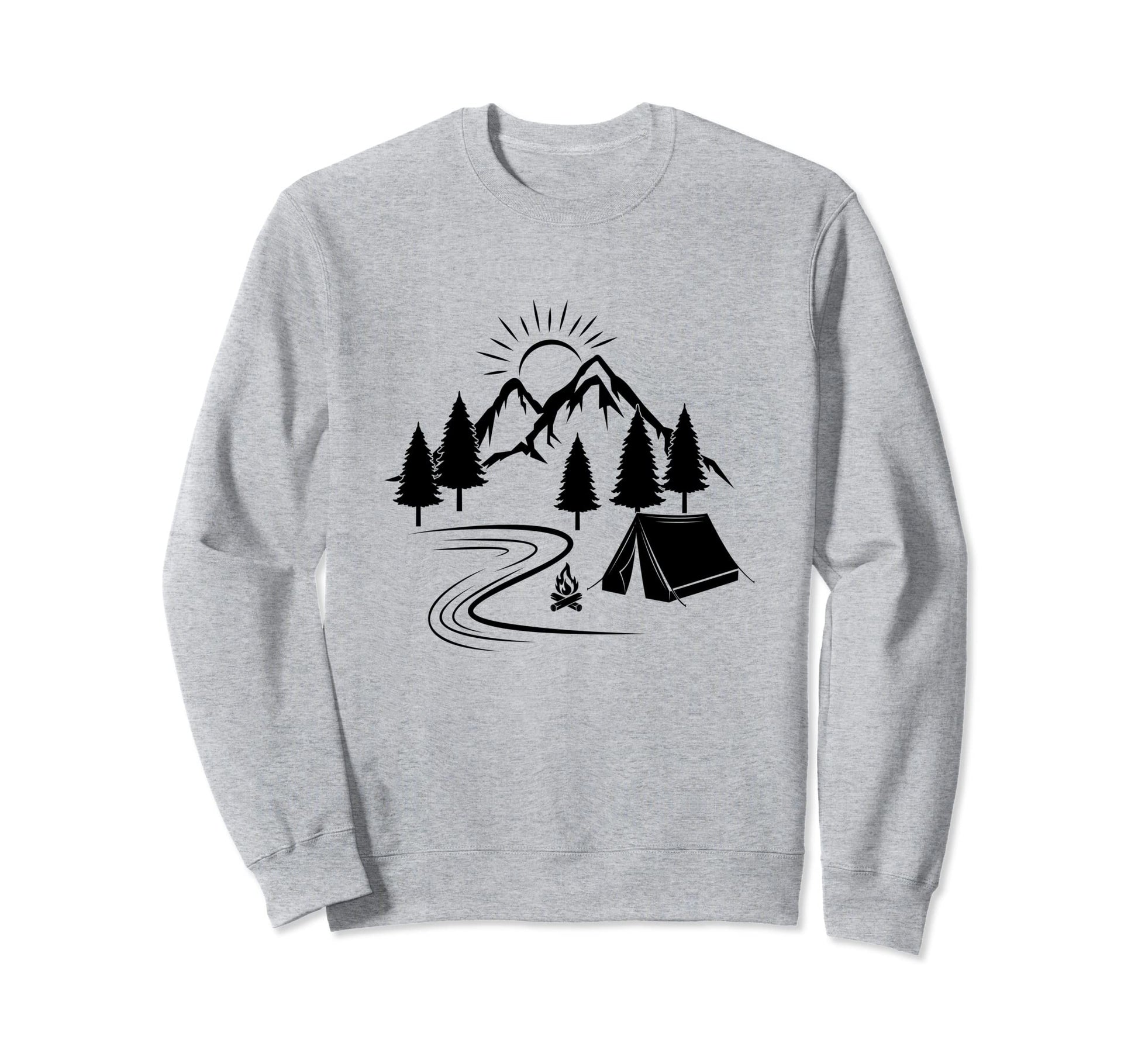 Nature Wildlife Mountains Forest Sweatshirt - Casual Everyday Wear Unisex - T-Shirt, Sweatshirt, Hoodie