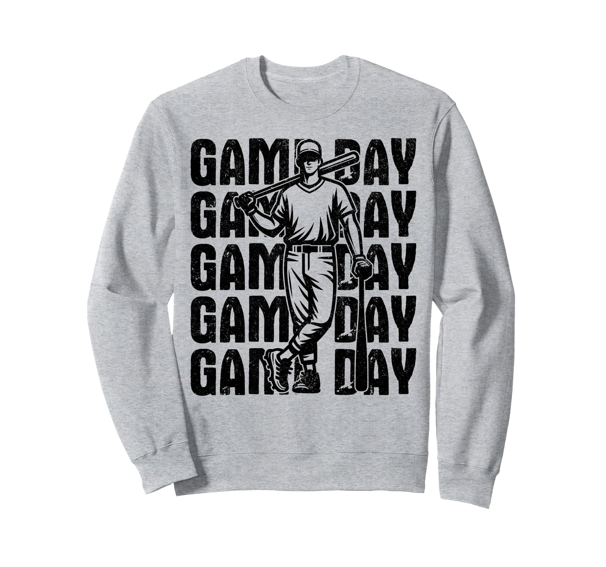 Game Day Baseball Baseball Mom Sweatshirt - Graphic Print Men Women - T-Shirt, Sweatshirt, Hoodie