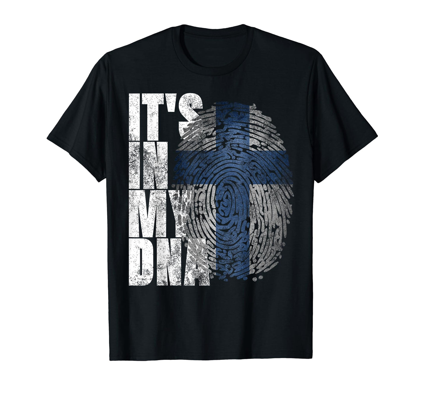 Its My Dna Finnish Suomi Finland Flag T-Shirt - Unique Graphic Unisex - T-Shirt, Sweatshirt, Hoodie