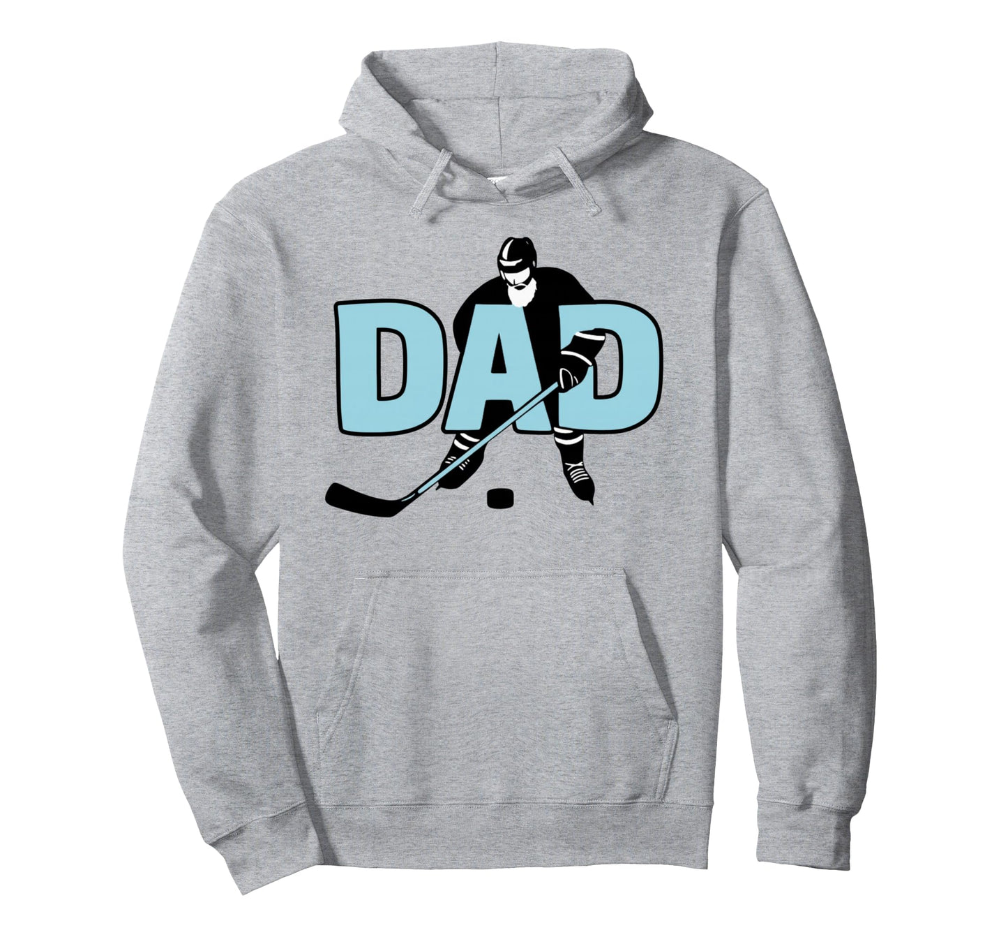 Ice Hockey Playing Dad Hoodie - Fun Novelty Design Men Women - T-Shirt, Sweatshirt, Hoodie