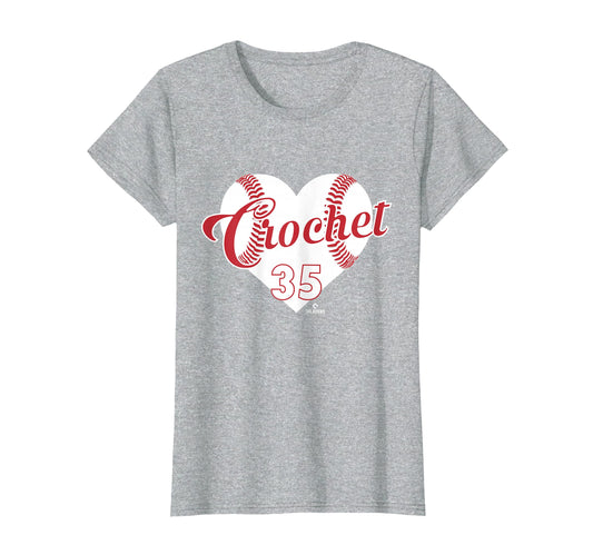Baseball Heart Garrett Crochet Boston T-Shirt - Unique Graphic Unisex - T-Shirt, Sweatshirt, Hoodie
