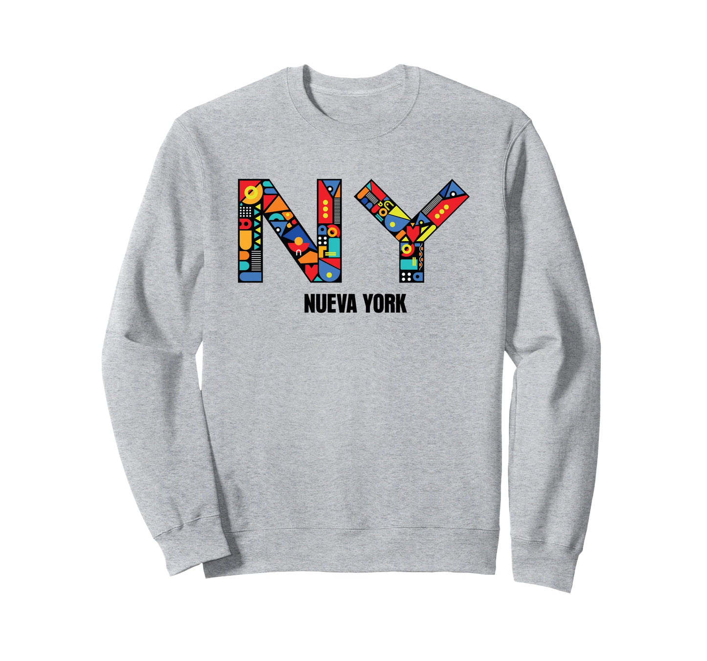 Nueva York New York City Spanish Pop Sweatshirt - Unique Graphic Men Women - T-Shirt, Sweatshirt, Hoodie