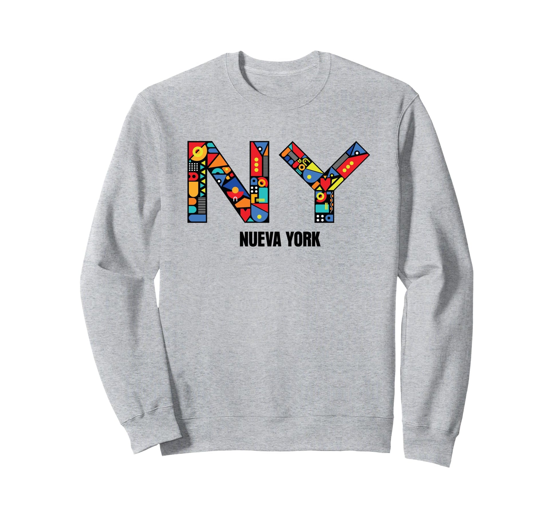 Nueva York New York City Spanish Pop Sweatshirt - Unique Graphic Men Women - T-Shirt, Sweatshirt, Hoodie