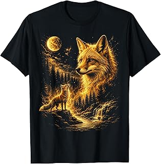 Cute Fox Graphic Tee Boys Men Nature Animal Vintage T-Shirt Unisex T-shirt, Sweatshirt, Hoodie, Long Sleeve Tee - T-Shirt, Sweatshirt, Hoodie