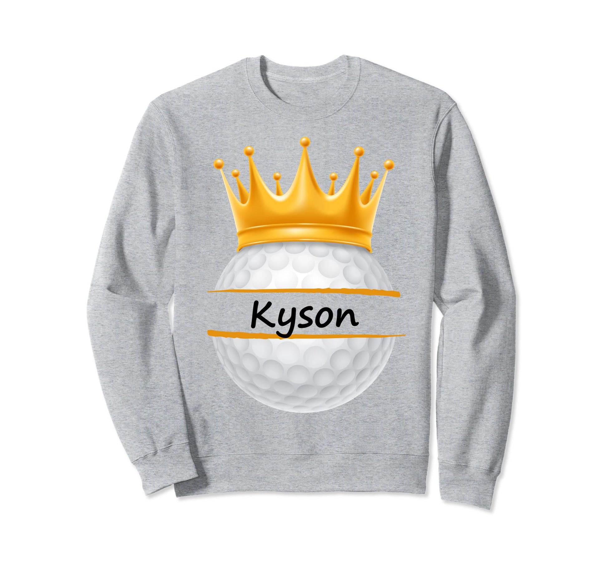 Novelty Golf Personalized Name Kyson Sweatshirt - Unique Graphic Unisex - T-Shirt, Sweatshirt, Hoodie