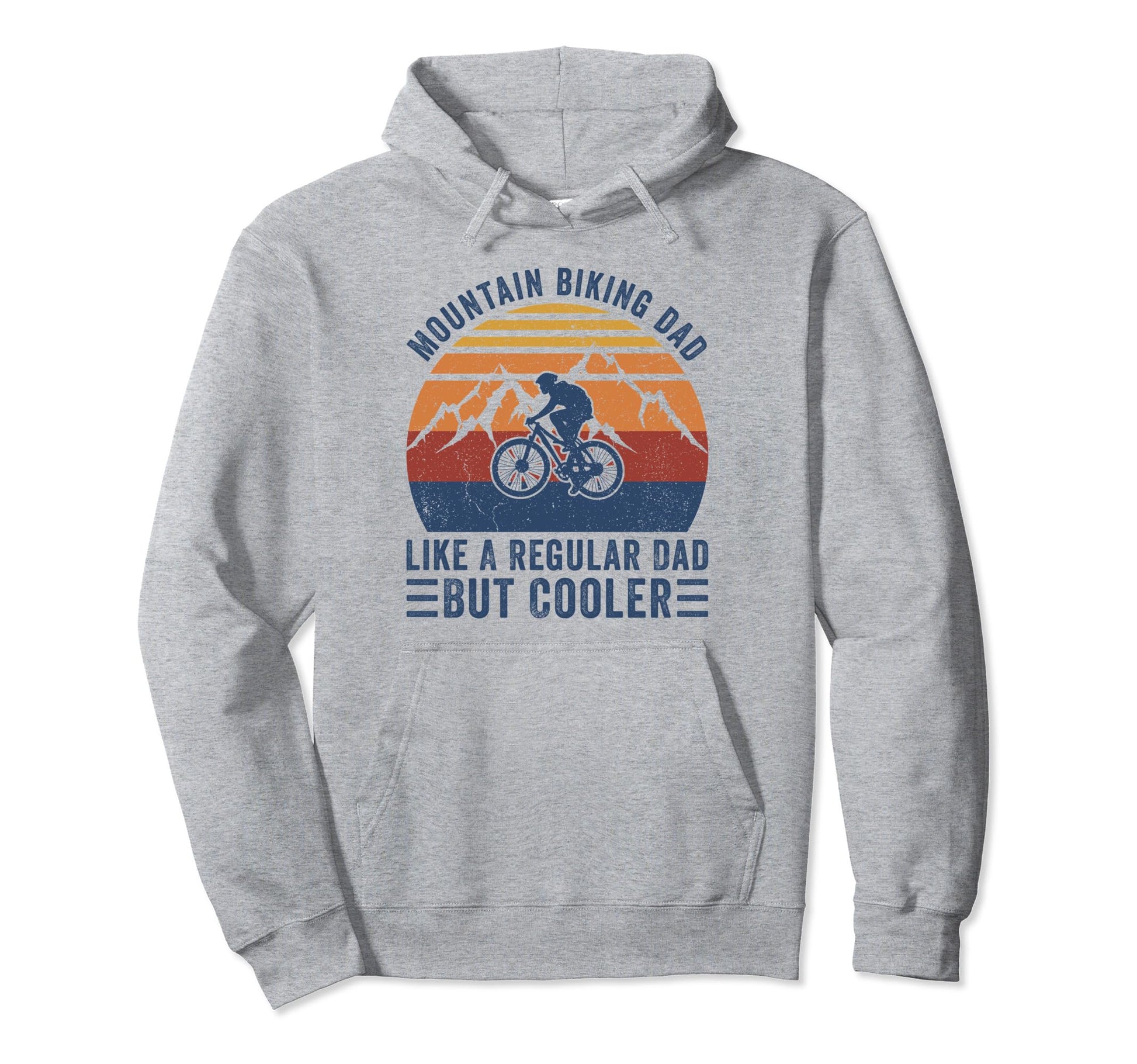 Mountain Biking Dad Like Regular Dad Hoodie - Streetwear Style for Adults - T-Shirt, Sweatshirt, Hoodie