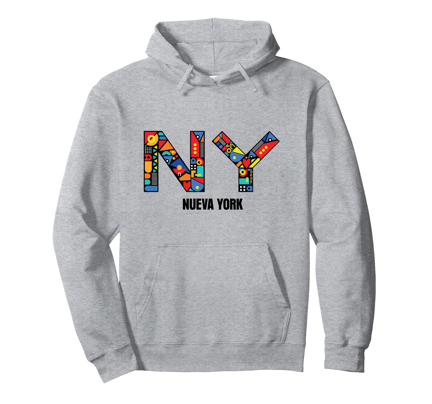 Nueva York New York City Spanish Pop Art Nyc Hoodie - Graphic Print Unisex - T-Shirt, Sweatshirt, Hoodie