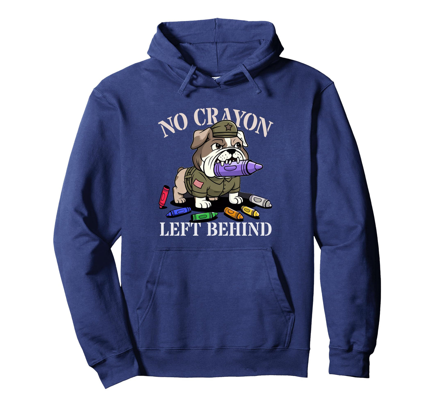 Sarcastic No Crayon Left Behind Team Hoodie - Custom Art Print for Adults - T-Shirt, Sweatshirt, Hoodie