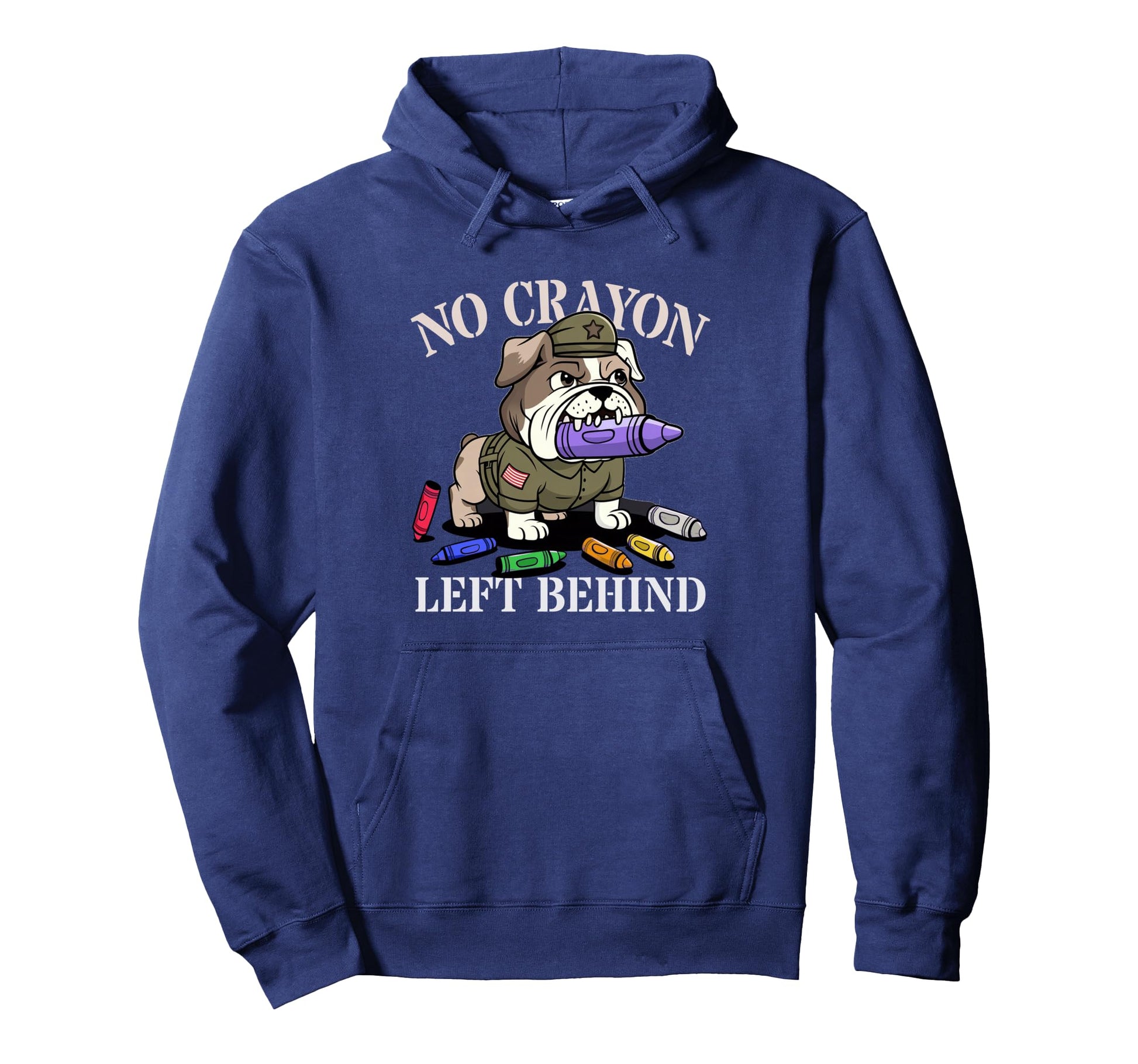 Sarcastic No Crayon Left Behind Team Hoodie - Custom Art Print for Adults - T-Shirt, Sweatshirt, Hoodie