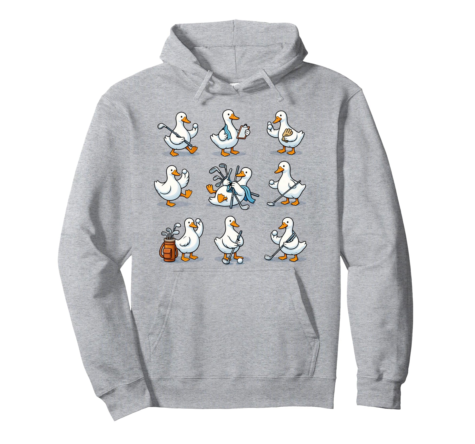 Funny Golf Goose Golfer Animal Hoodie - Novelty Apparel for Adults - T-Shirt, Sweatshirt, Hoodie