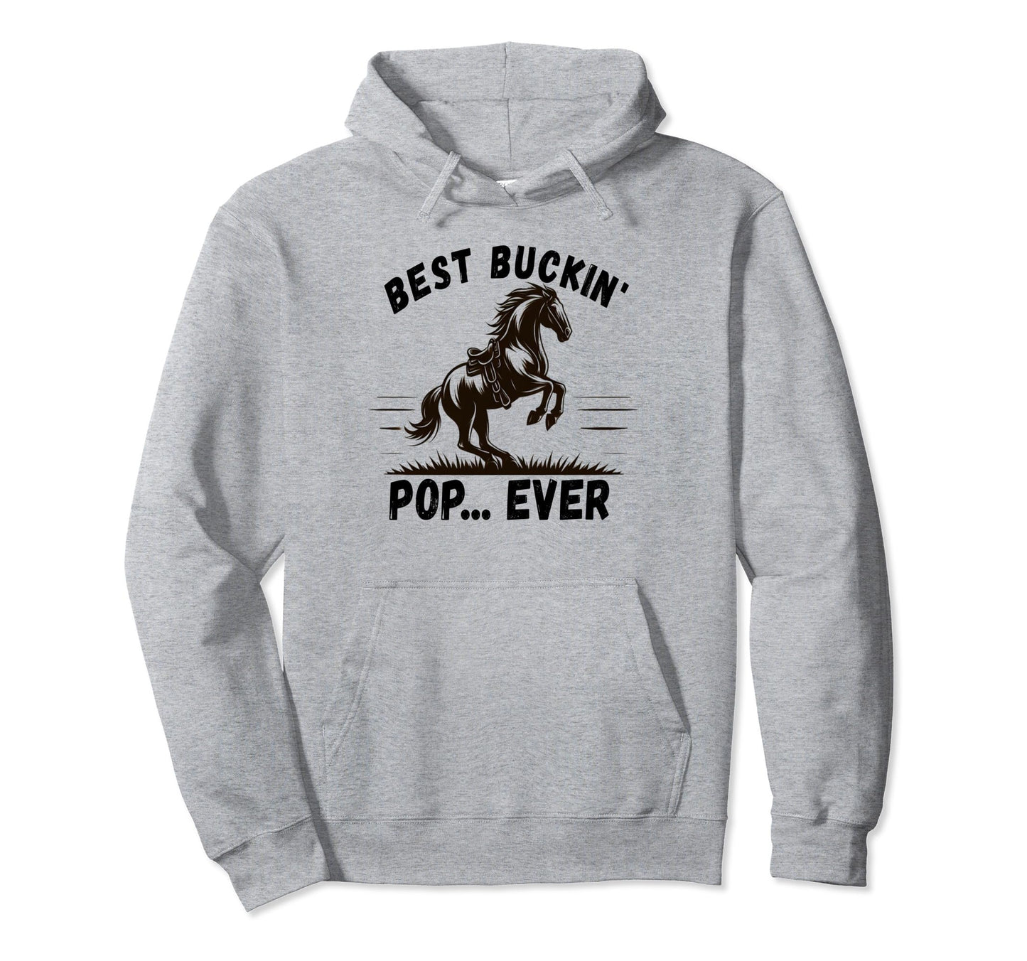 Bronco Horse Riding Rodeo Fathers Day Hoodie - Novelty Apparel for Adults - T-Shirt, Sweatshirt, Hoodie