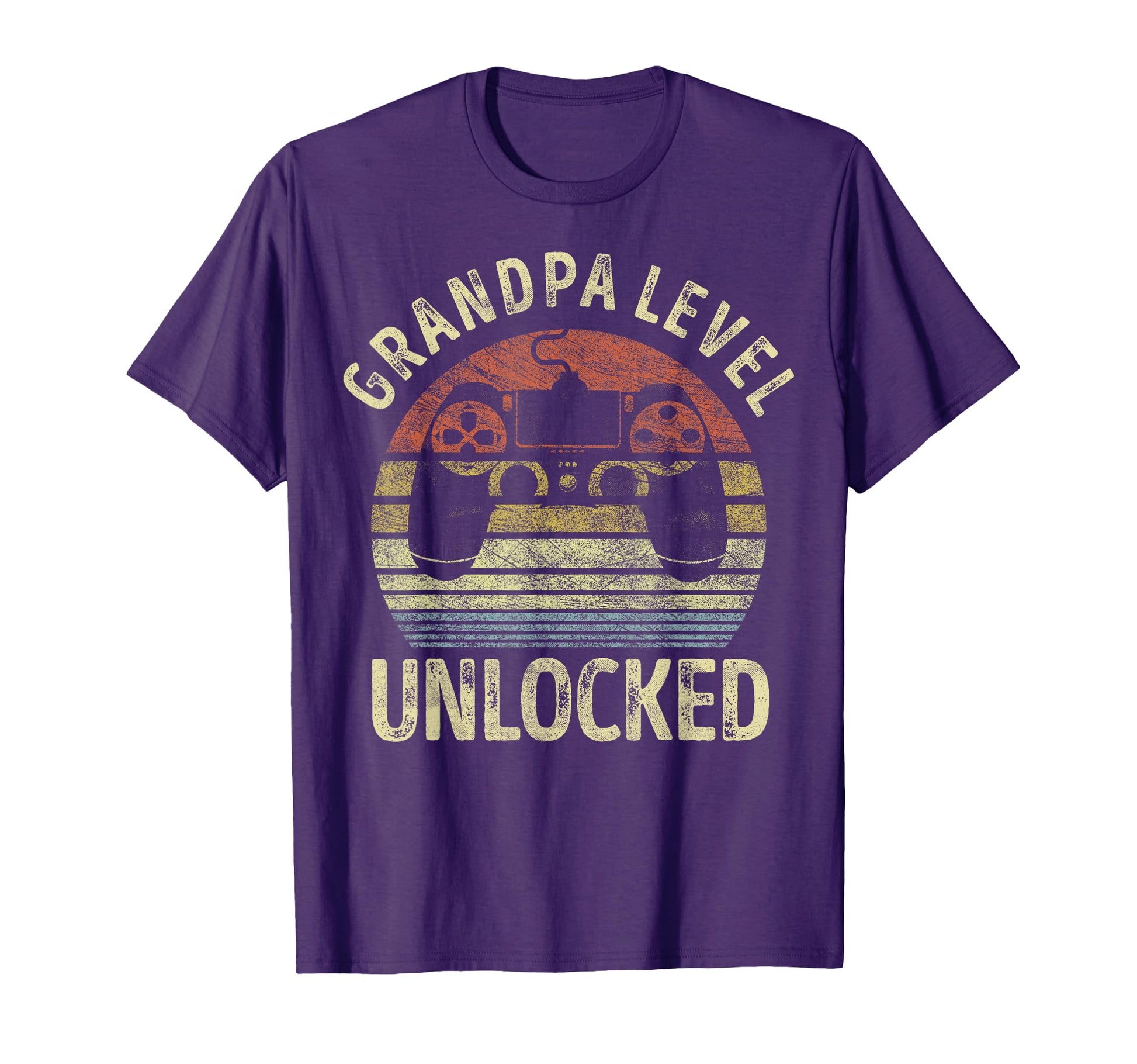 Grandpa Level Unlocked Gaming Video T-Shirt - Novelty Apparel Men Women - T-Shirt, Sweatshirt, Hoodie