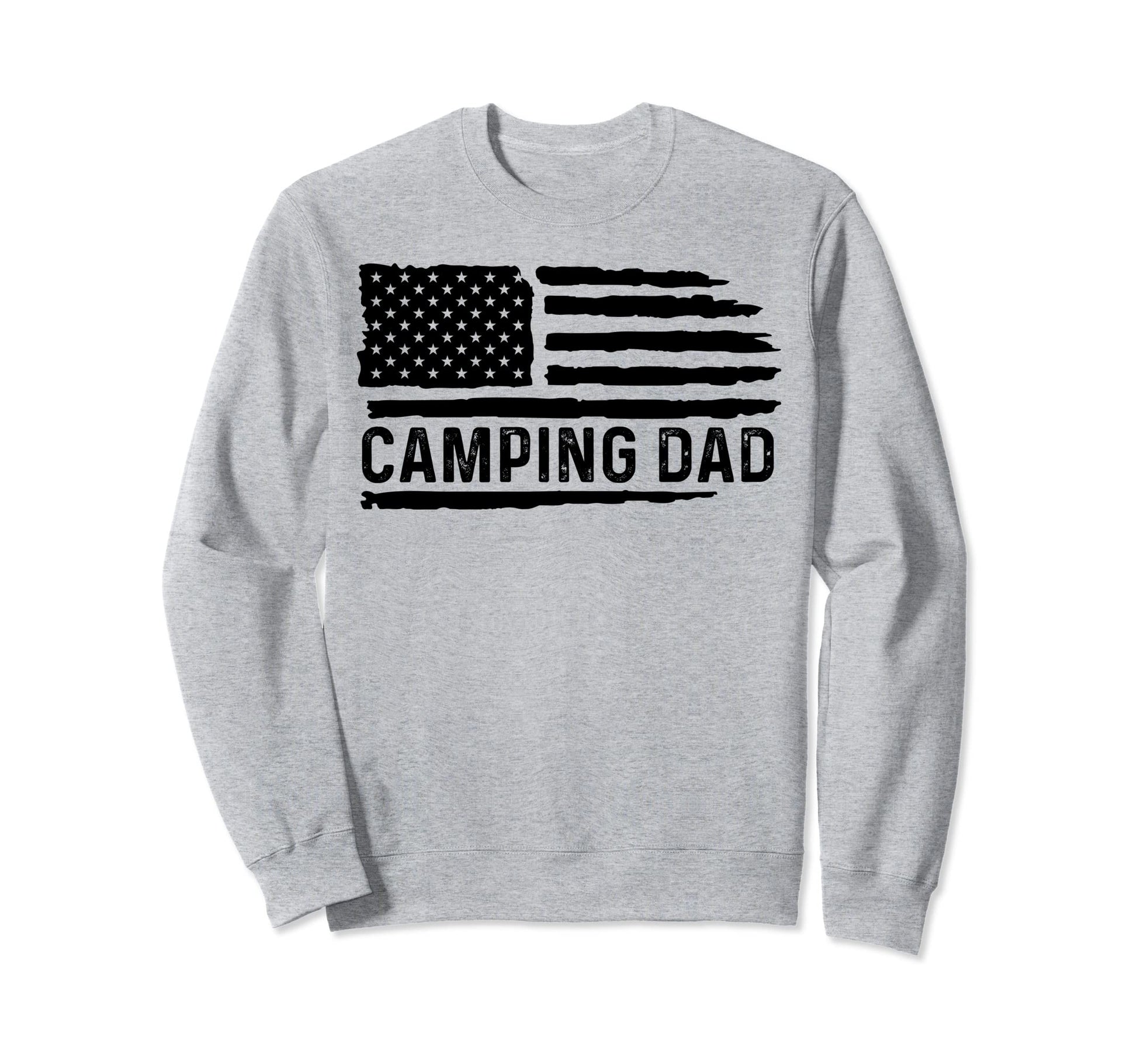 Camping Dad Usa Flag Camper Daddy Sweatshirt - Streetwear Style for Adults - T-Shirt, Sweatshirt, Hoodie