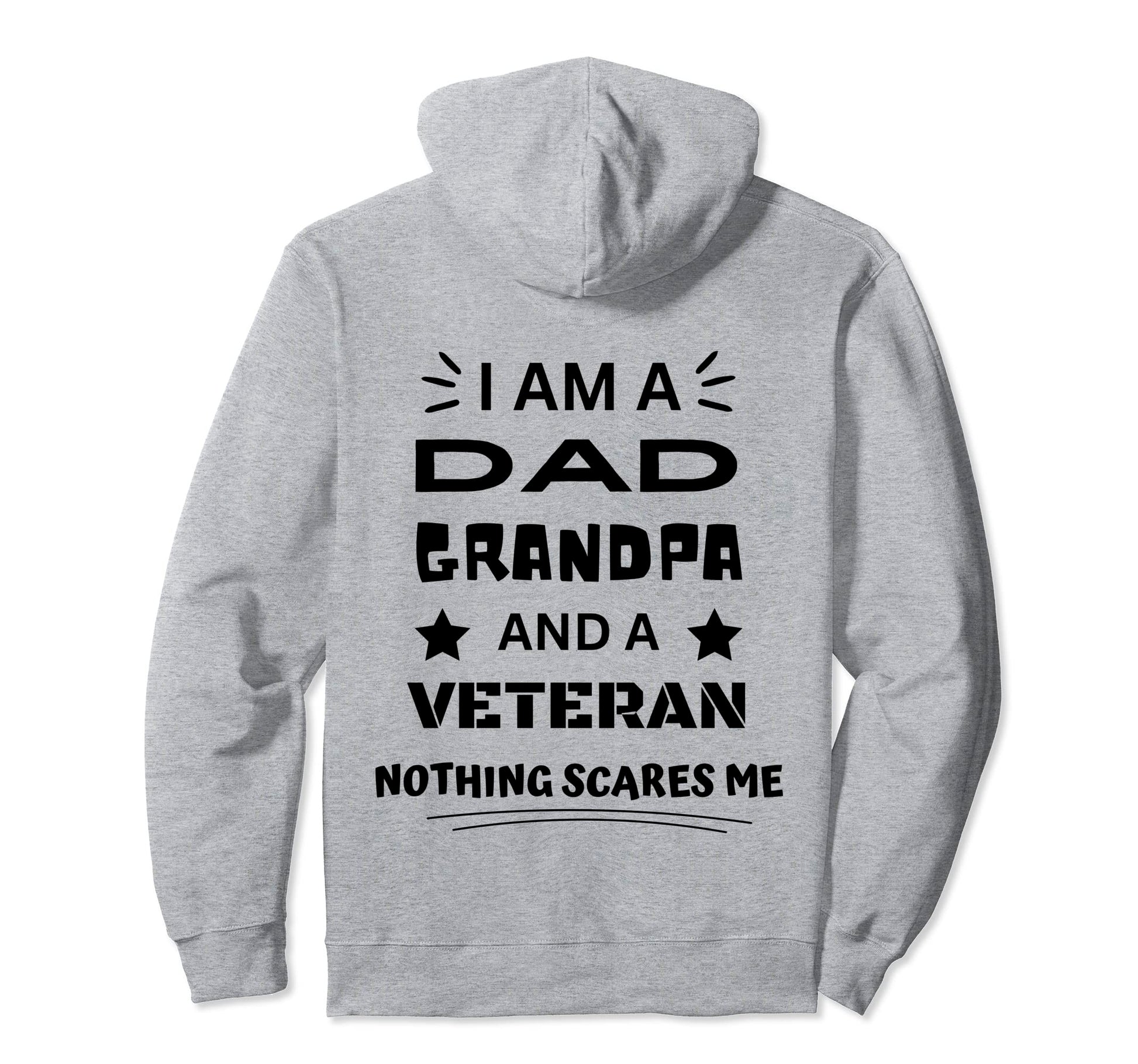 Funny Dad Grandpa Veteran Fathers Day Hoodie - Minimalist Print Unisex - T-Shirt, Sweatshirt, Hoodie