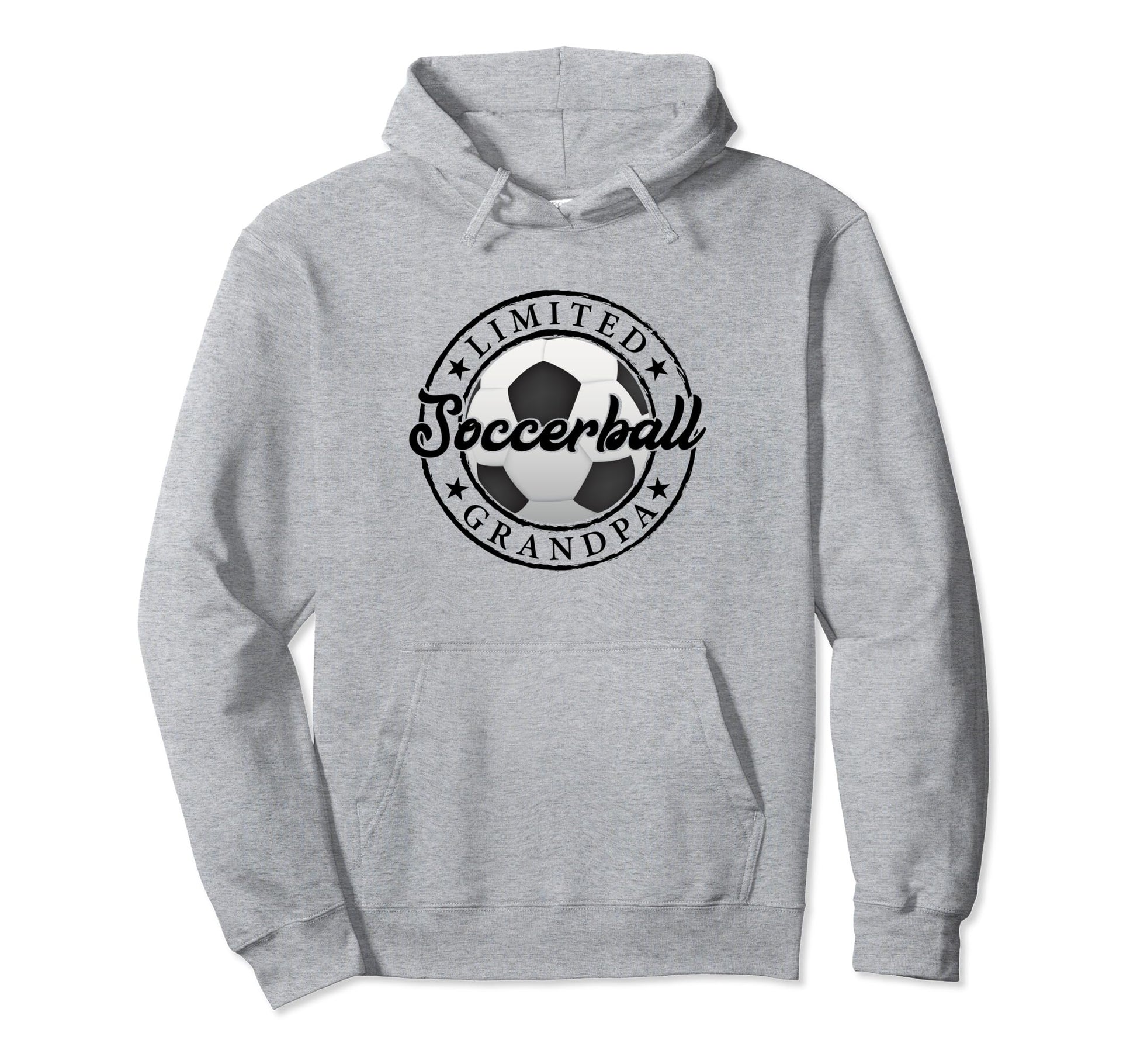 Soccer Ball Grandpa Funny Fathers Day Hoodie - Minimalist Print Unisex - T-Shirt, Sweatshirt, Hoodie