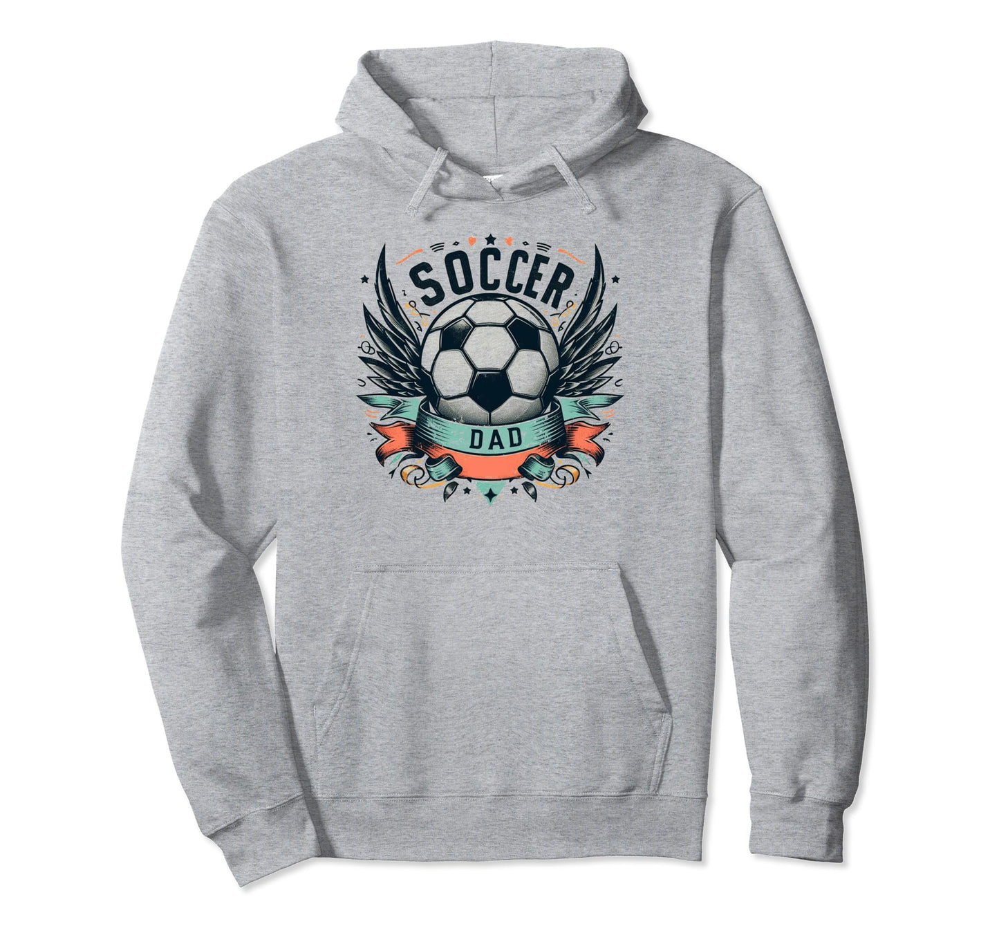 Soccer Dad Family Matching Dad Fathers Hoodie - Novelty Apparel Men Women - T-Shirt, Sweatshirt, Hoodie