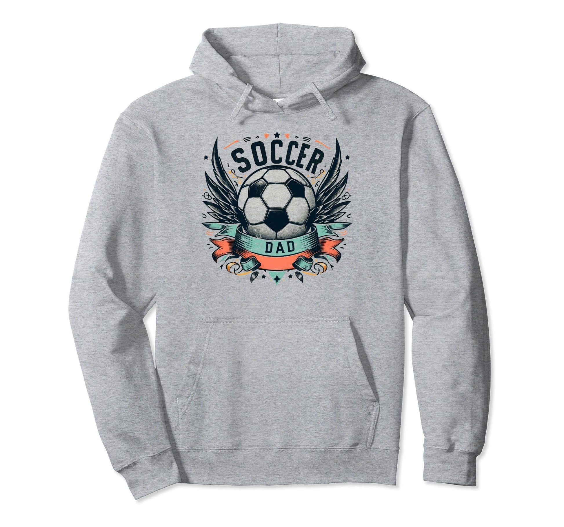Soccer Dad Family Matching Dad Fathers Hoodie - Novelty Apparel Men Women - T-Shirt, Sweatshirt, Hoodie