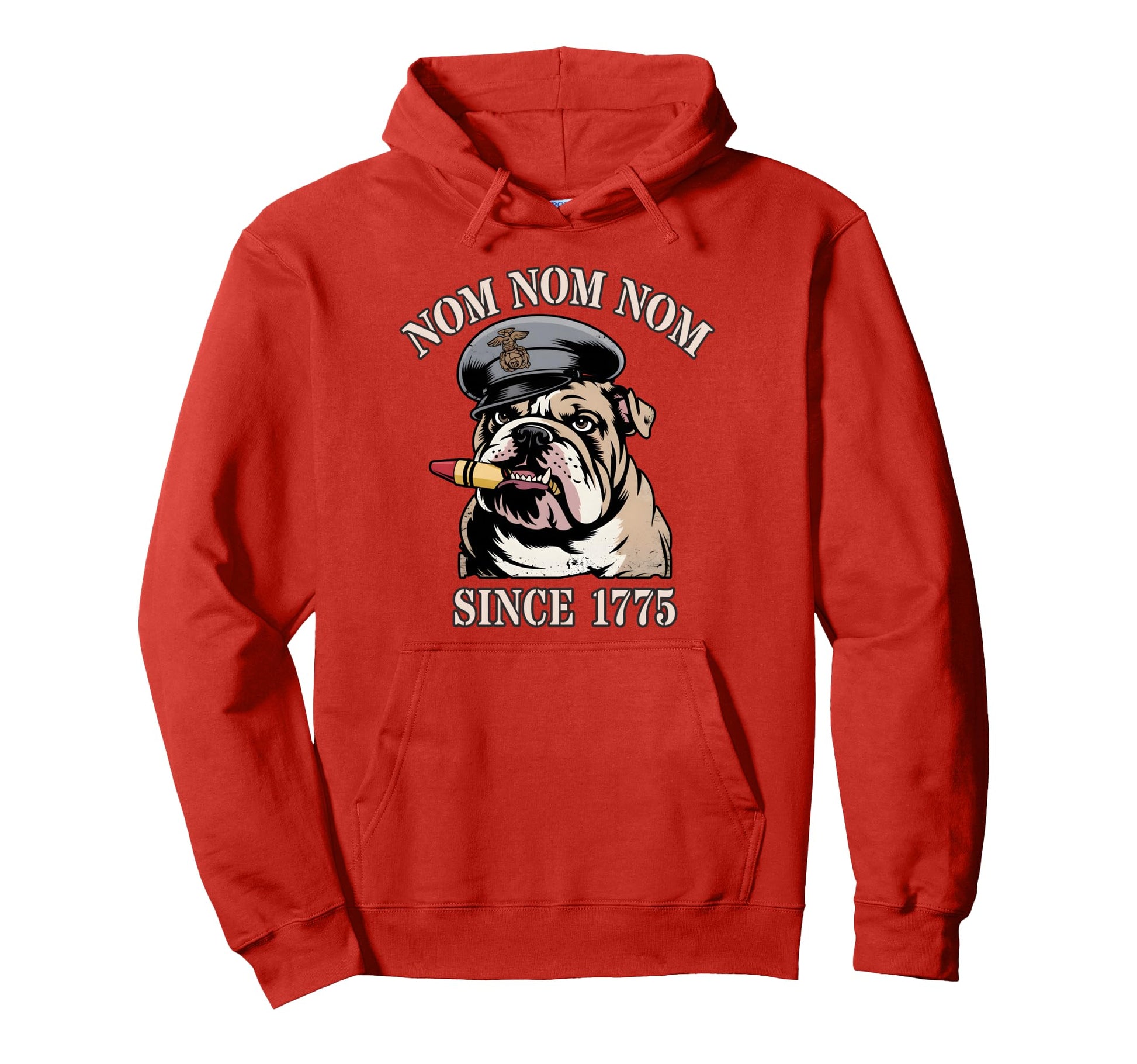 Funny Nom I Eat Crayons Since 1775 Hoodie - Streetwear Style Men Women - T-Shirt, Sweatshirt, Hoodie