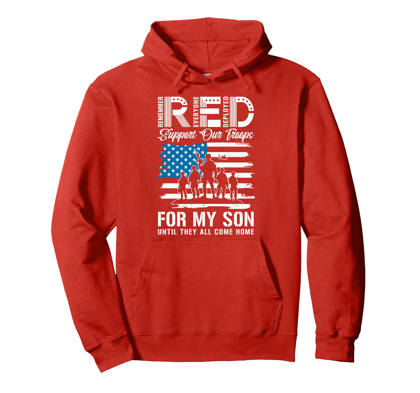 Remember Everyone Deployed Support Hoodie - Aesthetic Graphic for Adults - T-Shirt, Sweatshirt, Hoodie