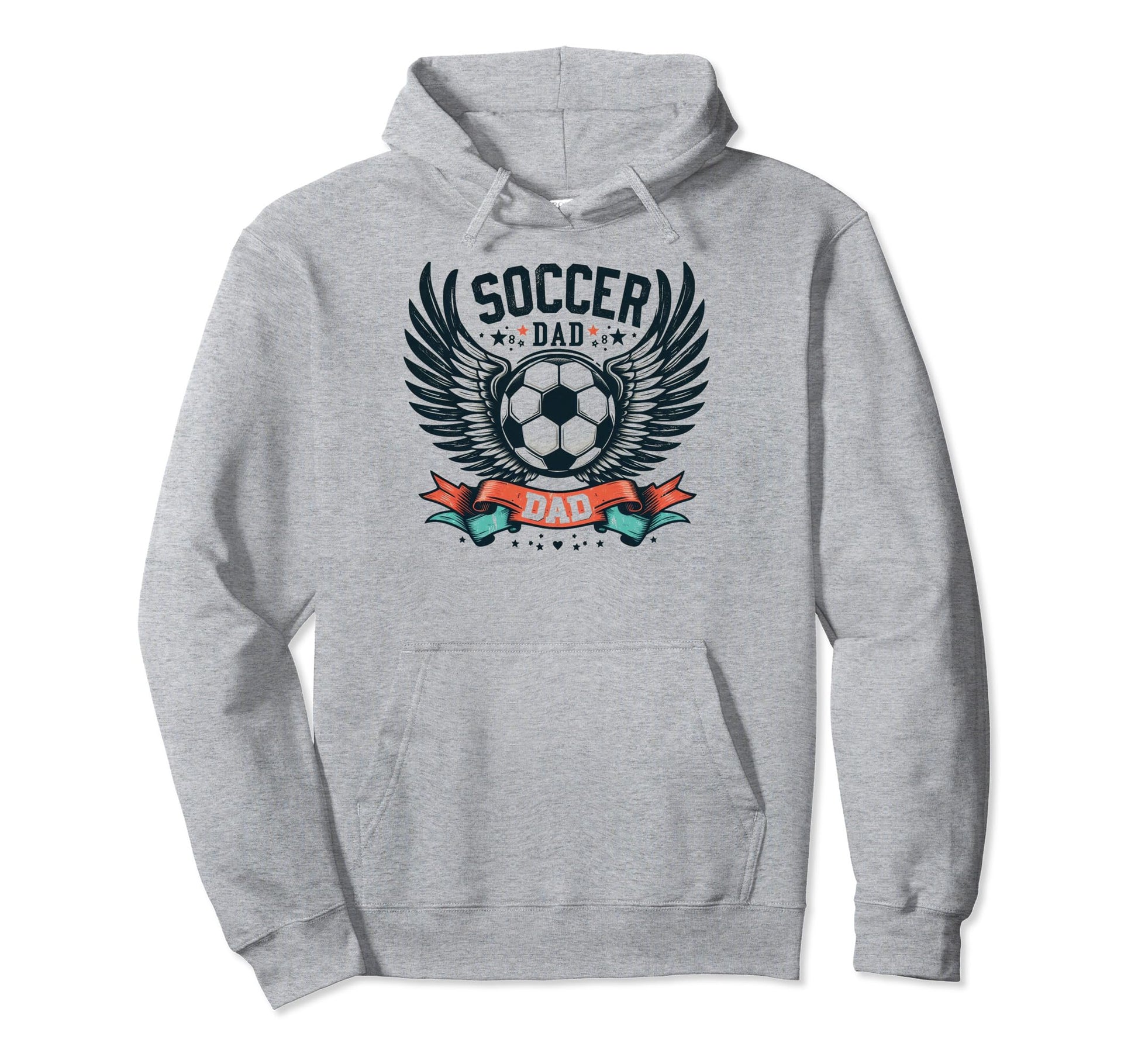 Soccer Dad Family Matching Dad Fathers Hoodie - Trendy Graphic for Adults - T-Shirt, Sweatshirt, Hoodie