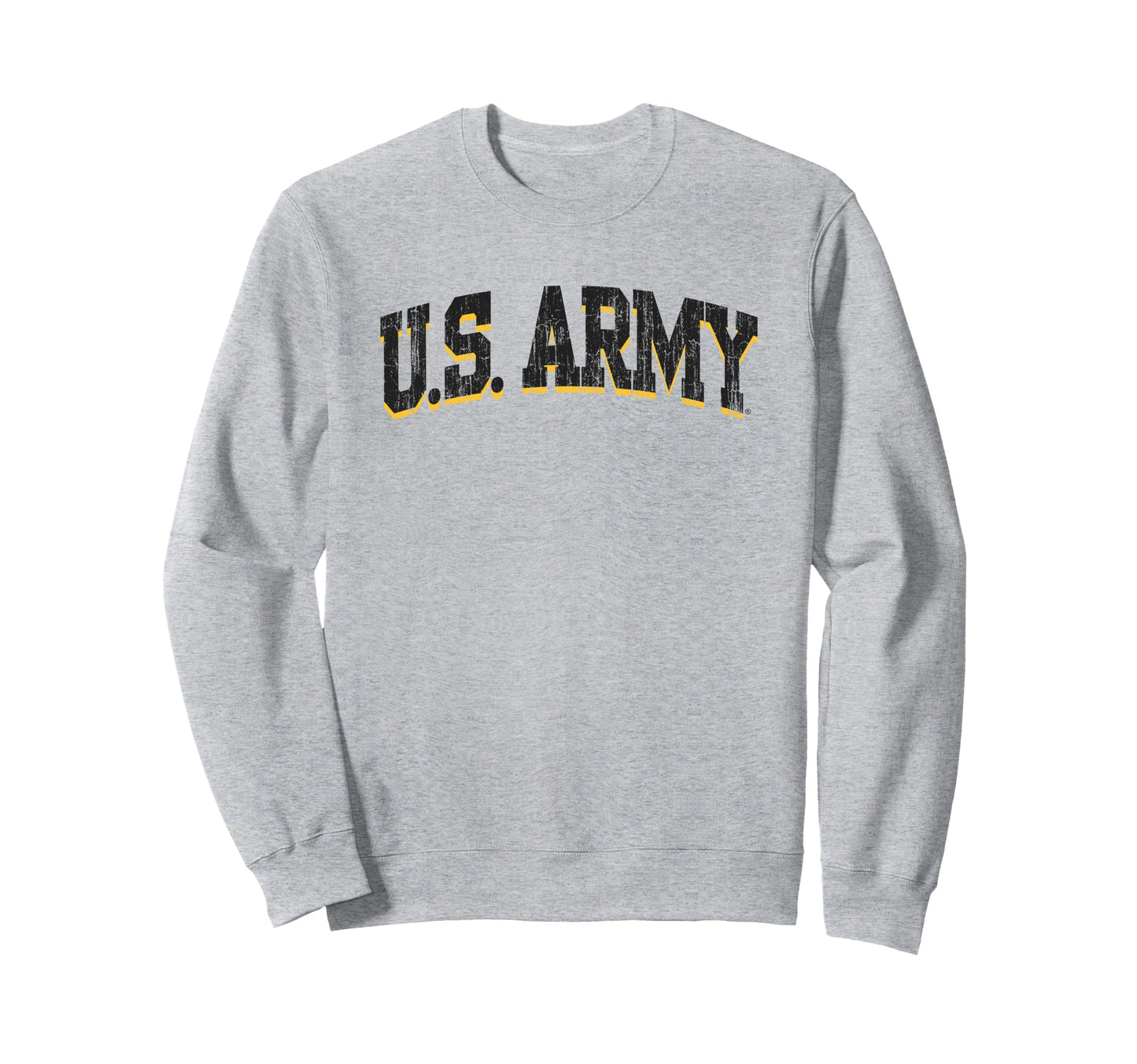 U S Army Military Gray Officially Sweatshirt - Trendy Graphic Men Women - T-Shirt, Sweatshirt, Hoodie