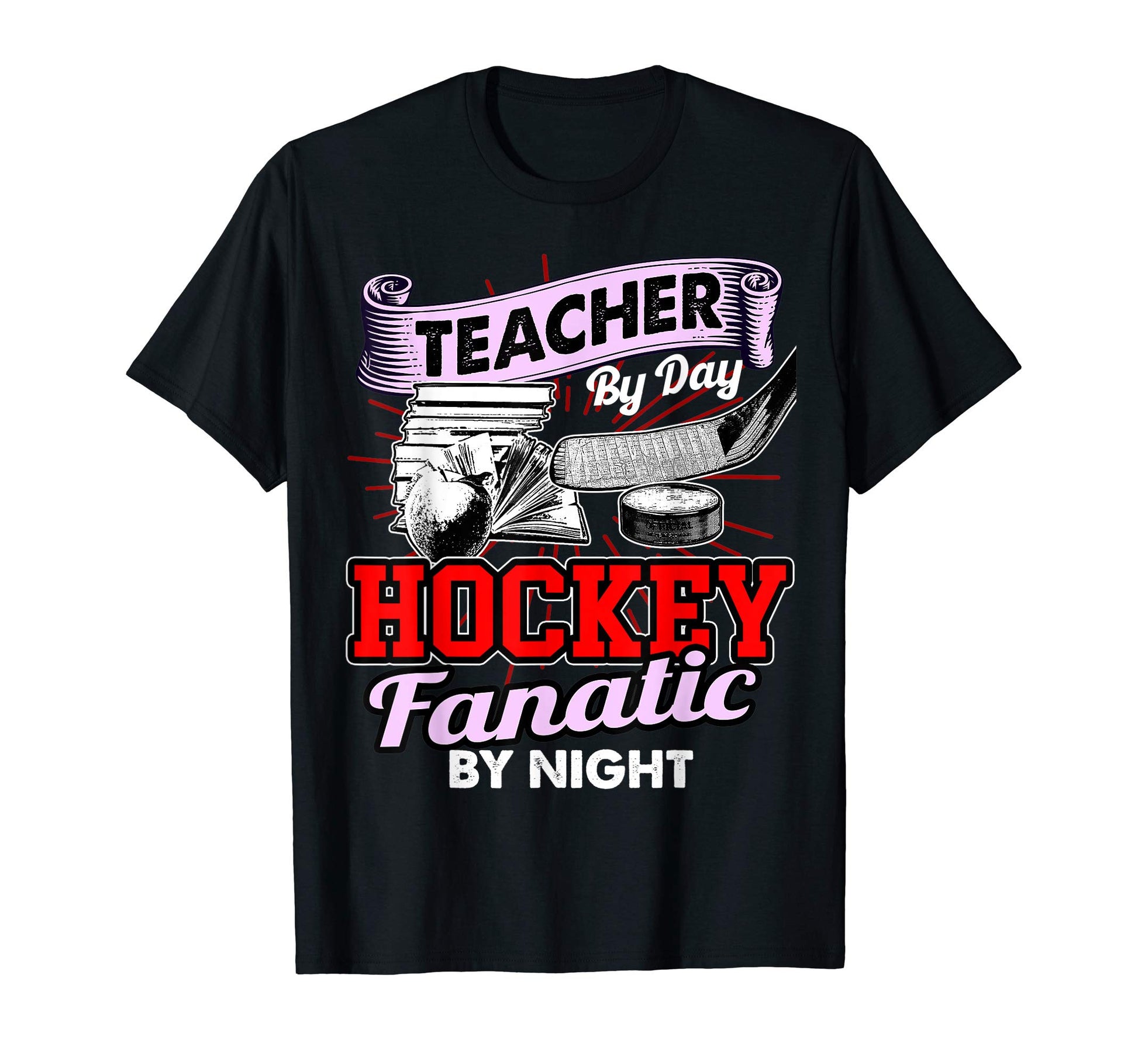 Teacher Day Hockey Fanatic Night Pi T-Shirt - Minimalist Print Unisex - T-Shirt, Sweatshirt, Hoodie