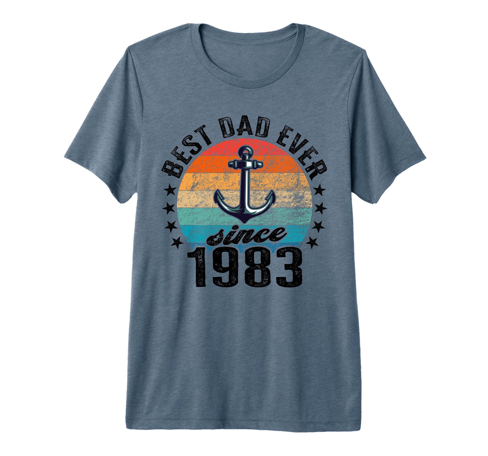 Best Dad World No Joke Dad Since 1983 T-Shirt - Unique Graphic Men Women - T-Shirt, Sweatshirt, Hoodie