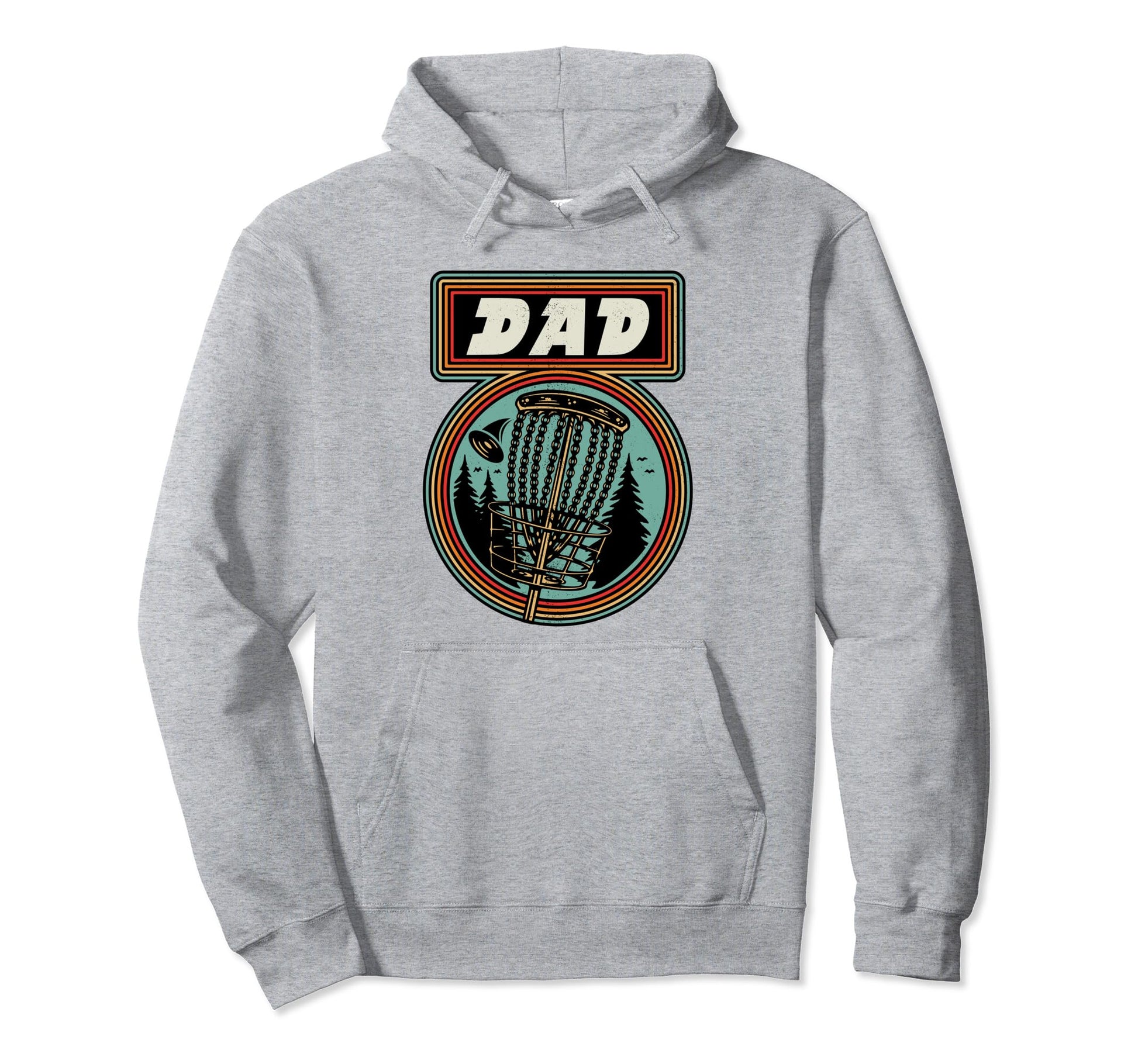 Disc Golf Dad Fathers Day Frisbee Golfer Hoodie - Trendy Graphic Men Women - T-Shirt, Sweatshirt, Hoodie