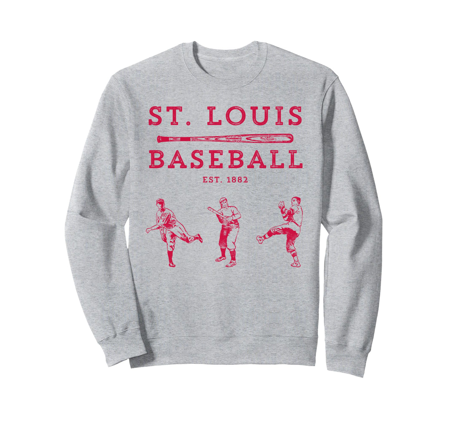St Louis Missouri Baseball Fan Sweatshirt - Casual Everyday Wear for Adults - T-Shirt, Sweatshirt, Hoodie