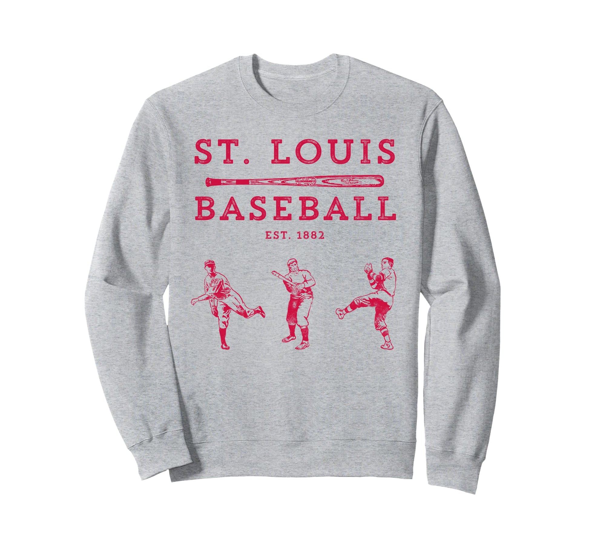 St Louis Missouri Baseball Fan Sweatshirt - Casual Everyday Wear for Adults - T-Shirt, Sweatshirt, Hoodie