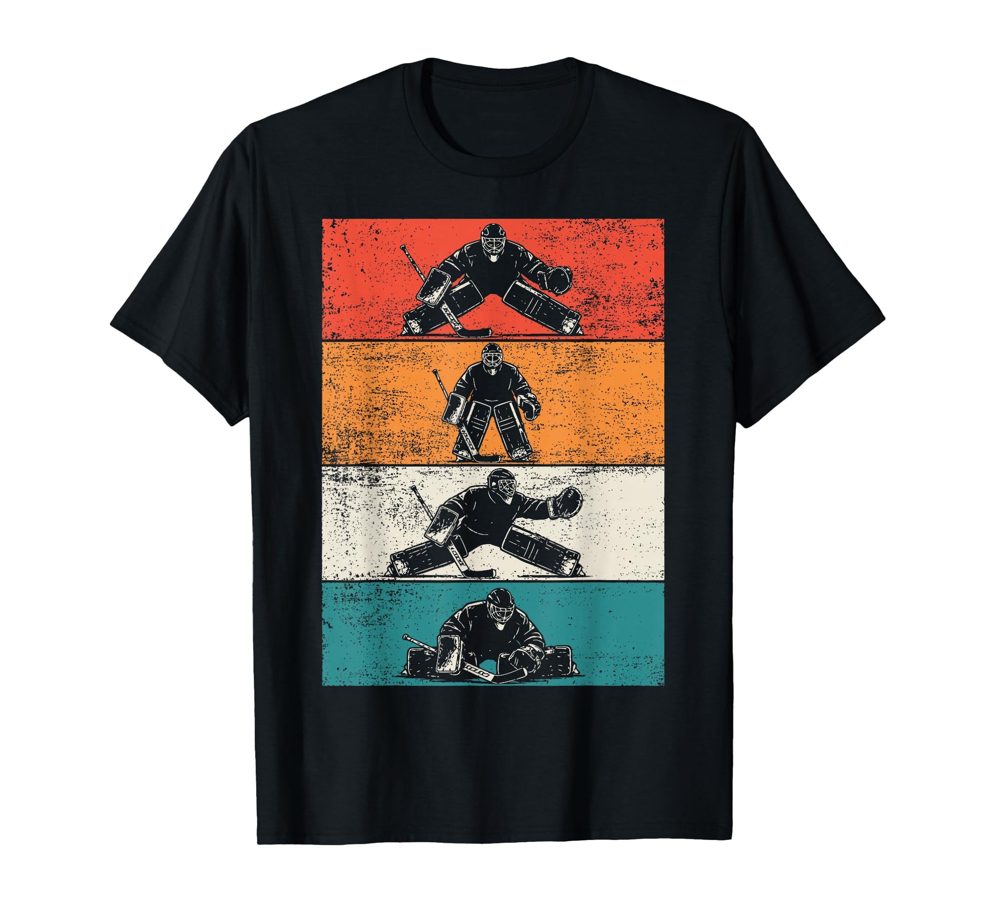 Ice Hockey Goalkeeper Goalie Hockey T-Shirt - Minimalist Print Men Women - T-Shirt, Sweatshirt, Hoodie