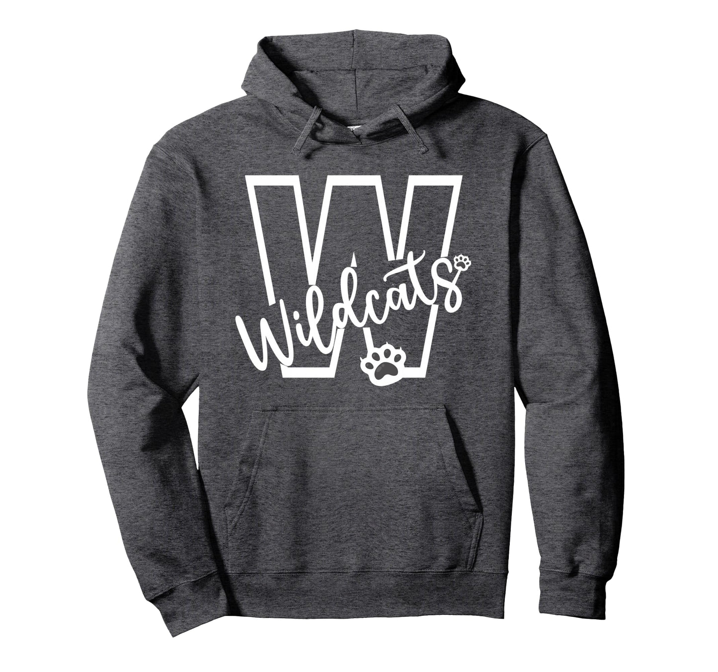 Wildcats School Sports Fan Team Spirit Hoodie - Minimalist Print Men Women - T-Shirt, Sweatshirt, Hoodie