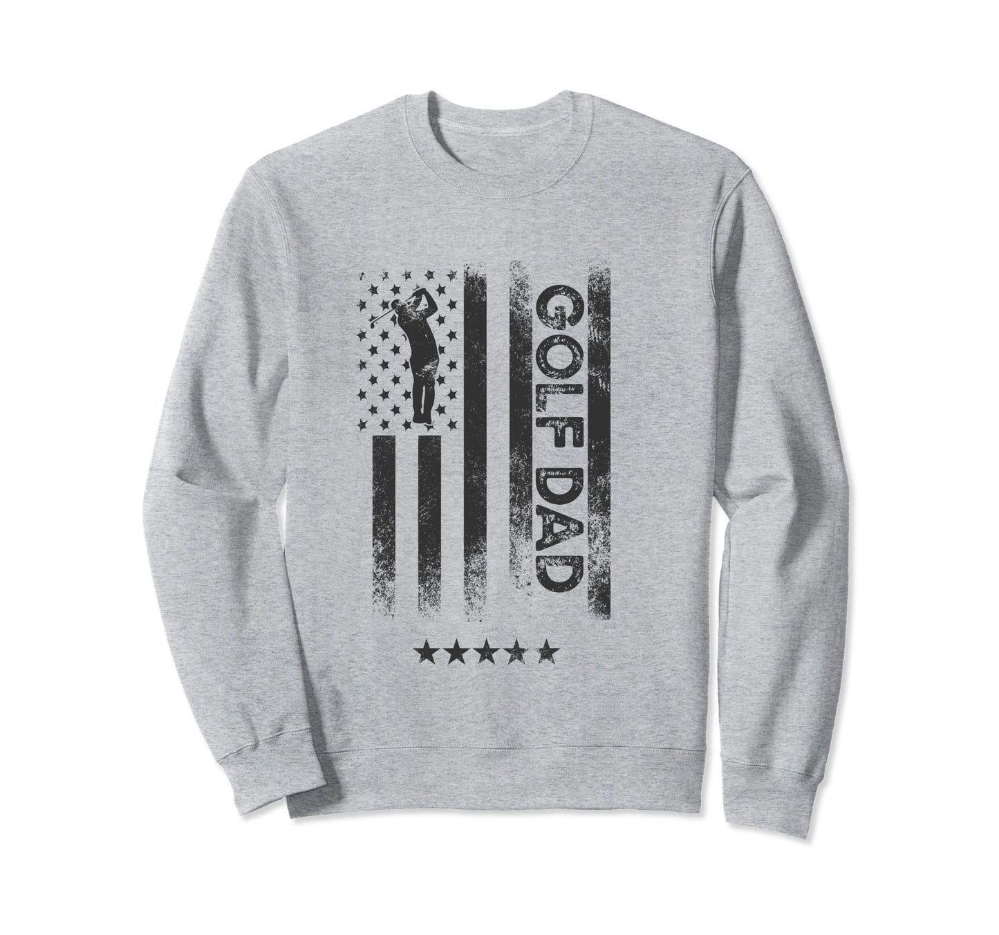 Usa American Flag Golf Dad Sweatshirt - Graphic Print Unisex - T-Shirt, Sweatshirt, Hoodie