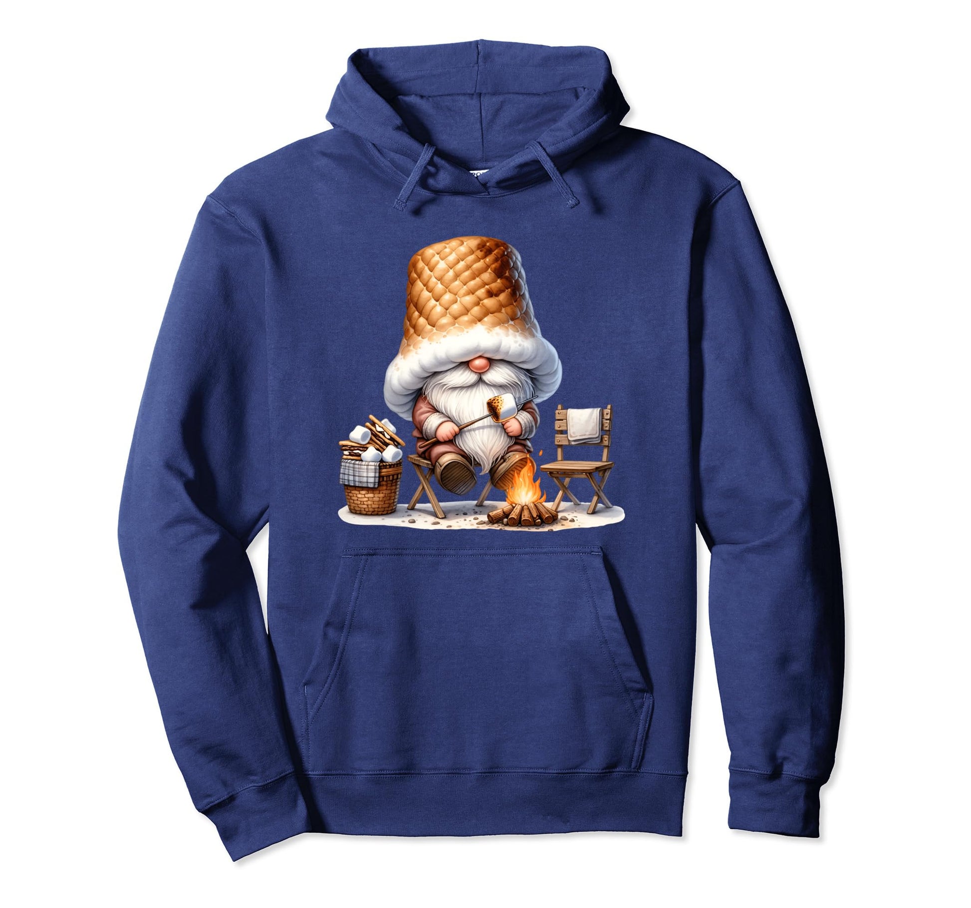 Retired Dad Gnome Grandpa Life Smores Hoodie - Trendy Graphic Men Women - T-Shirt, Sweatshirt, Hoodie