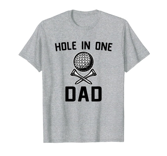 Best Dad Golf Gift Fathers Day Hole T-Shirt - Custom Art Print for Adults - T-Shirt, Sweatshirt, Hoodie